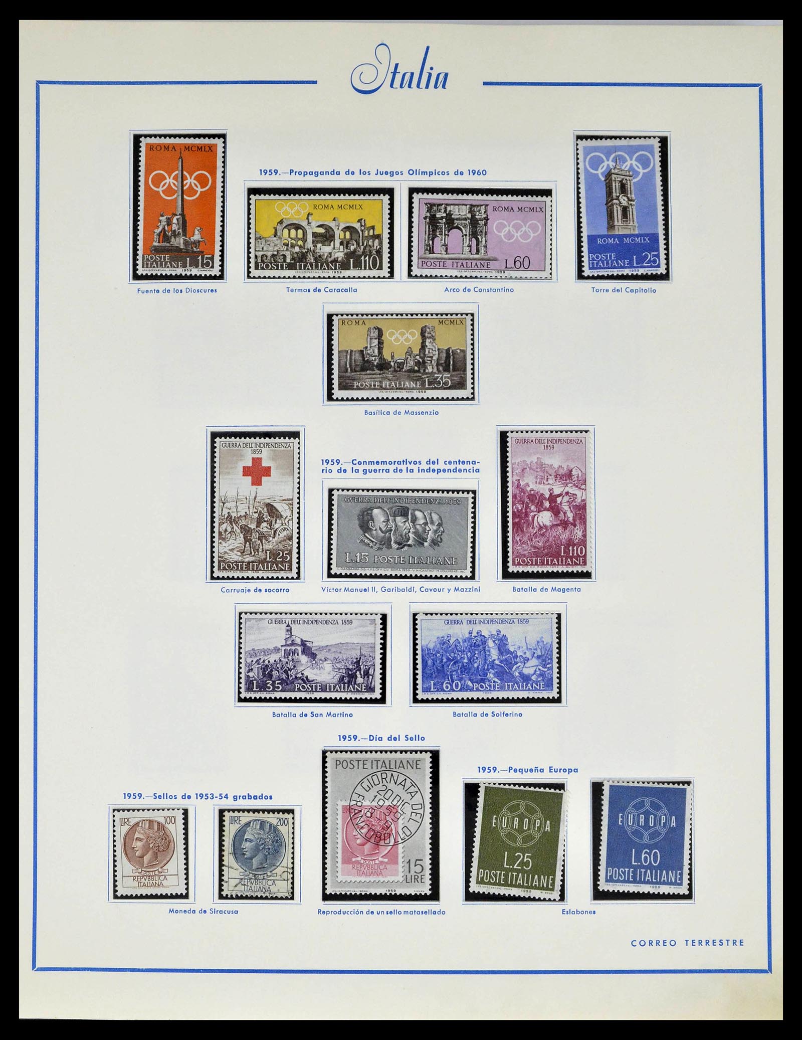 39242 0048 - Stamp collection 39242 Italy 1862-1980.