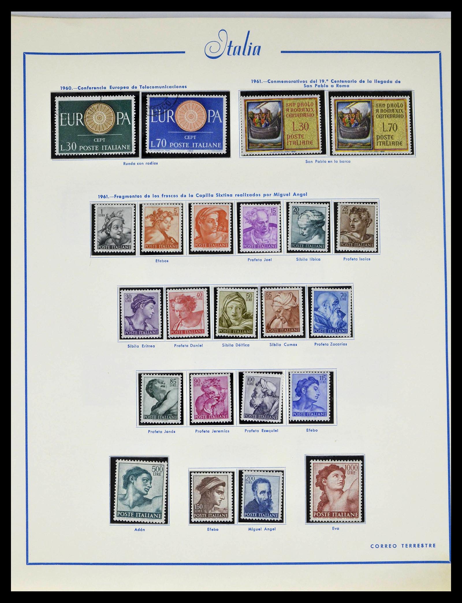 39242 0050 - Stamp collection 39242 Italy 1862-1980.
