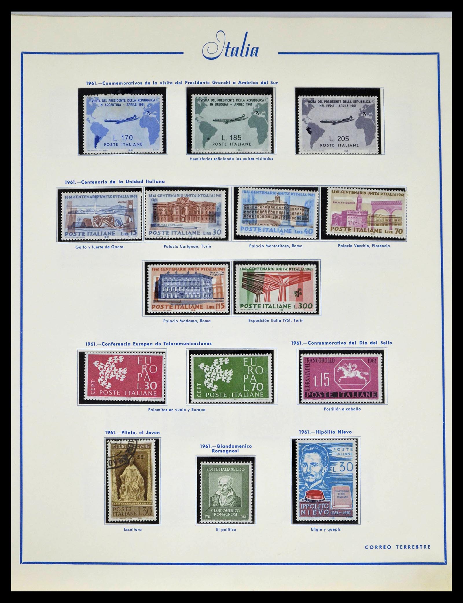 39242 0051 - Stamp collection 39242 Italy 1862-1980.