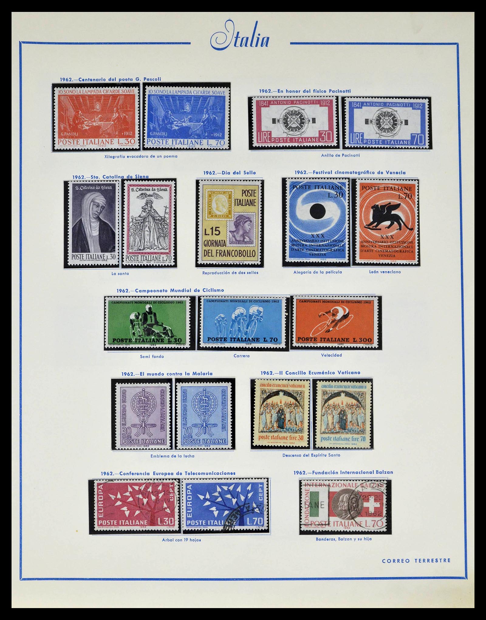 39242 0052 - Stamp collection 39242 Italy 1862-1980.