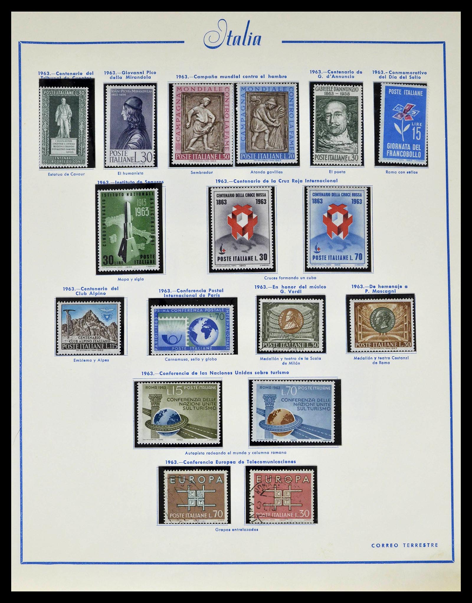 39242 0053 - Stamp collection 39242 Italy 1862-1980.