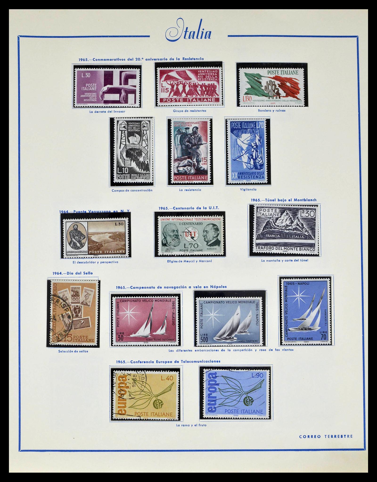 39242 0055 - Stamp collection 39242 Italy 1862-1980.