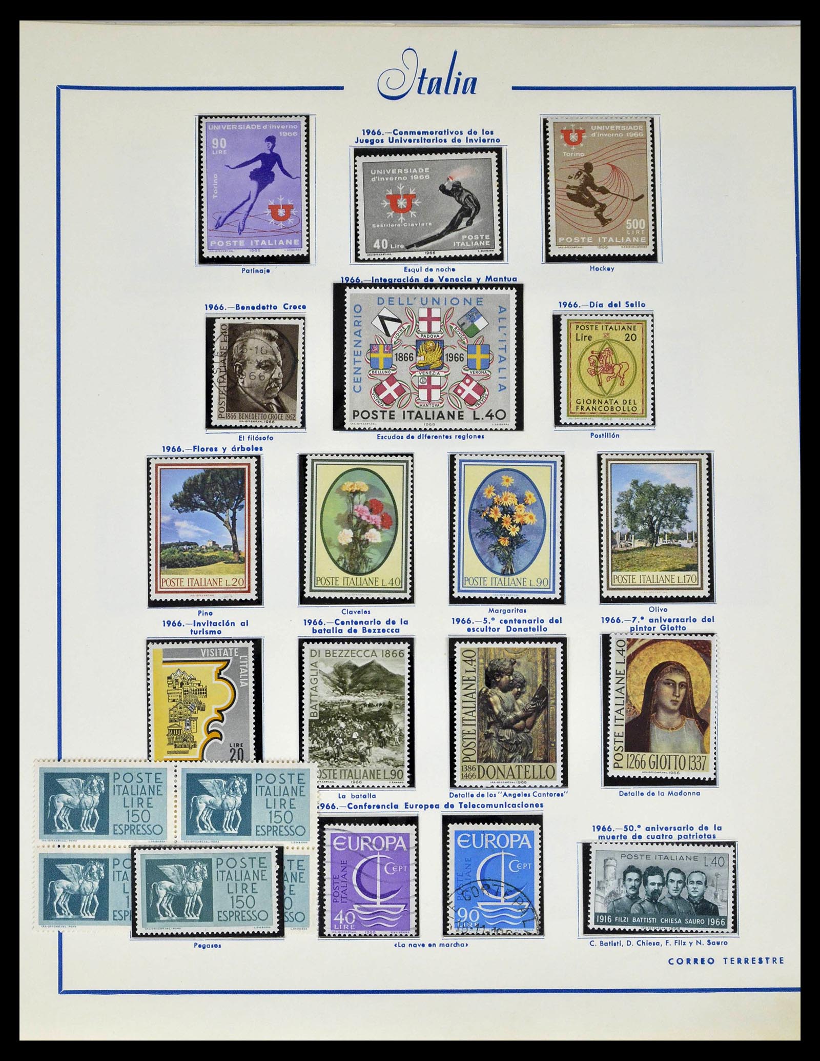 39242 0057 - Stamp collection 39242 Italy 1862-1980.