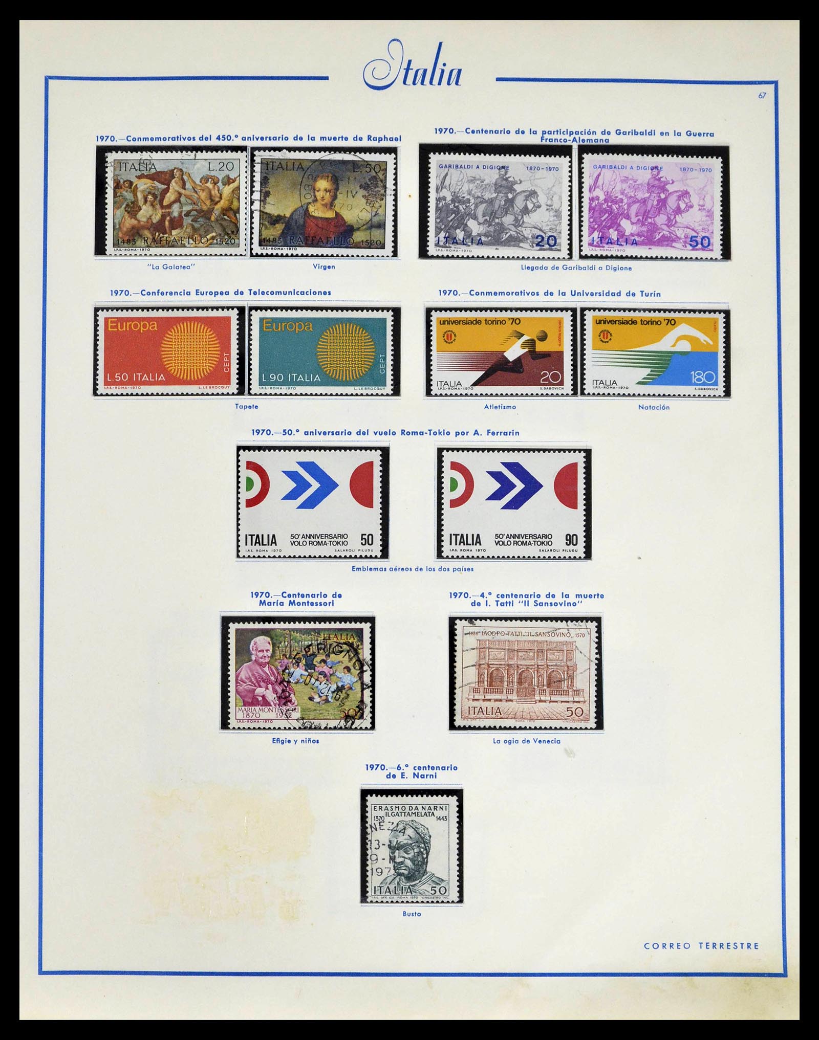 39242 0063 - Stamp collection 39242 Italy 1862-1980.