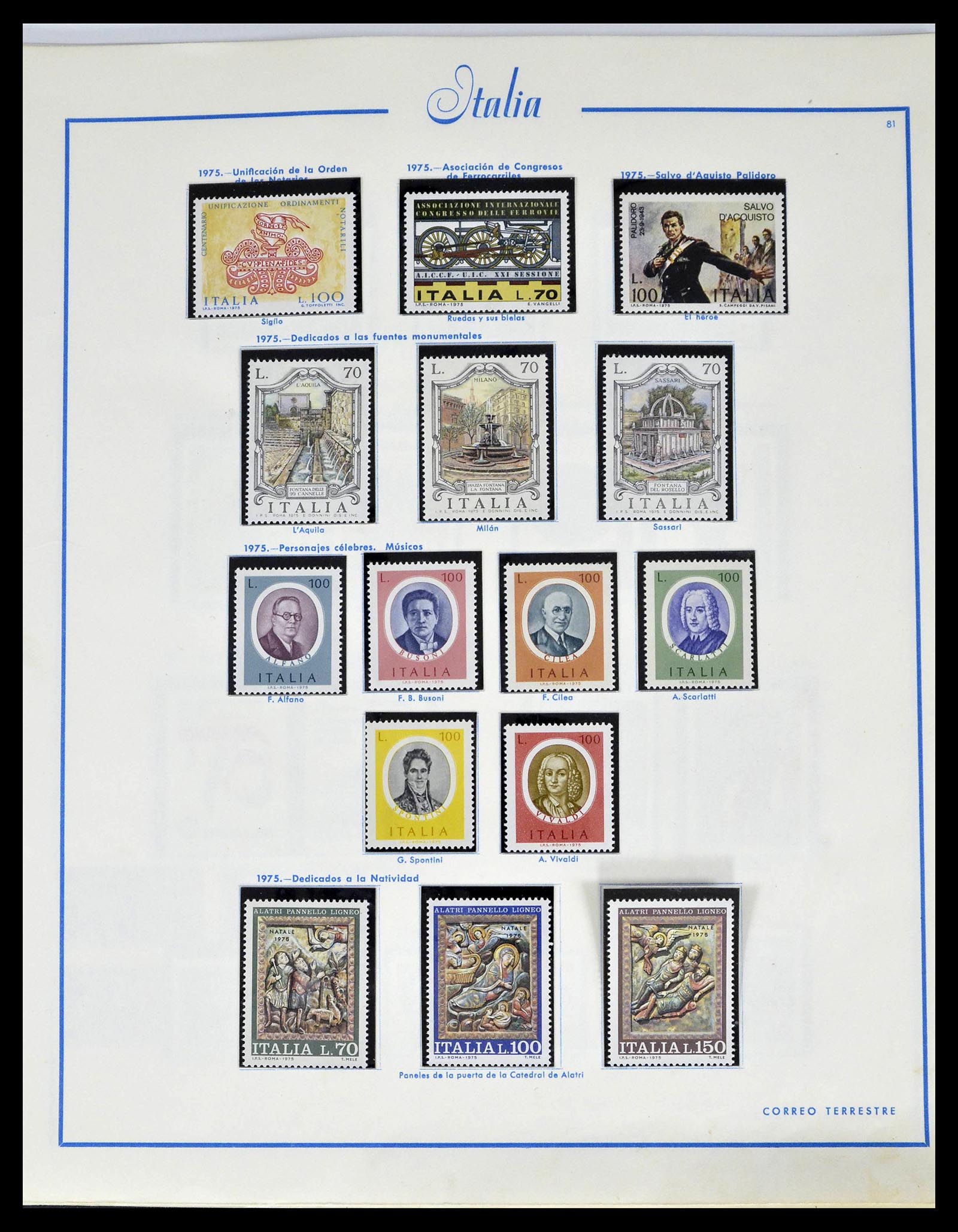 39242 0077 - Stamp collection 39242 Italy 1862-1980.