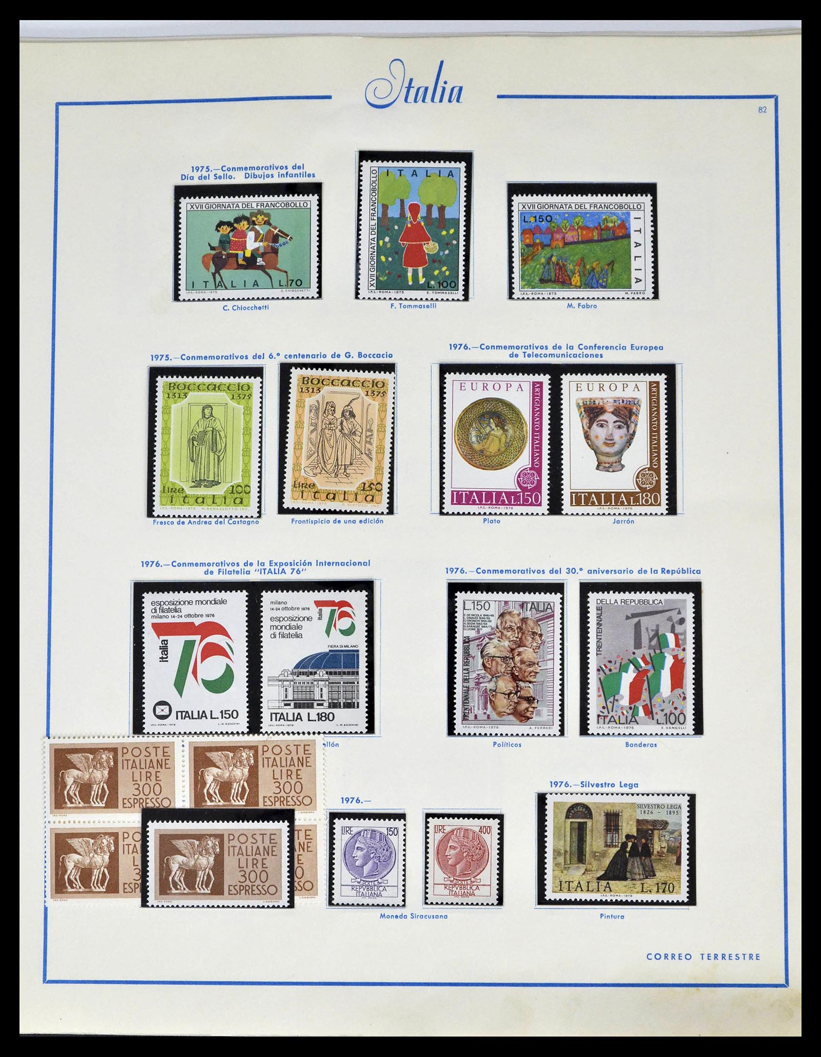 39242 0078 - Stamp collection 39242 Italy 1862-1980.