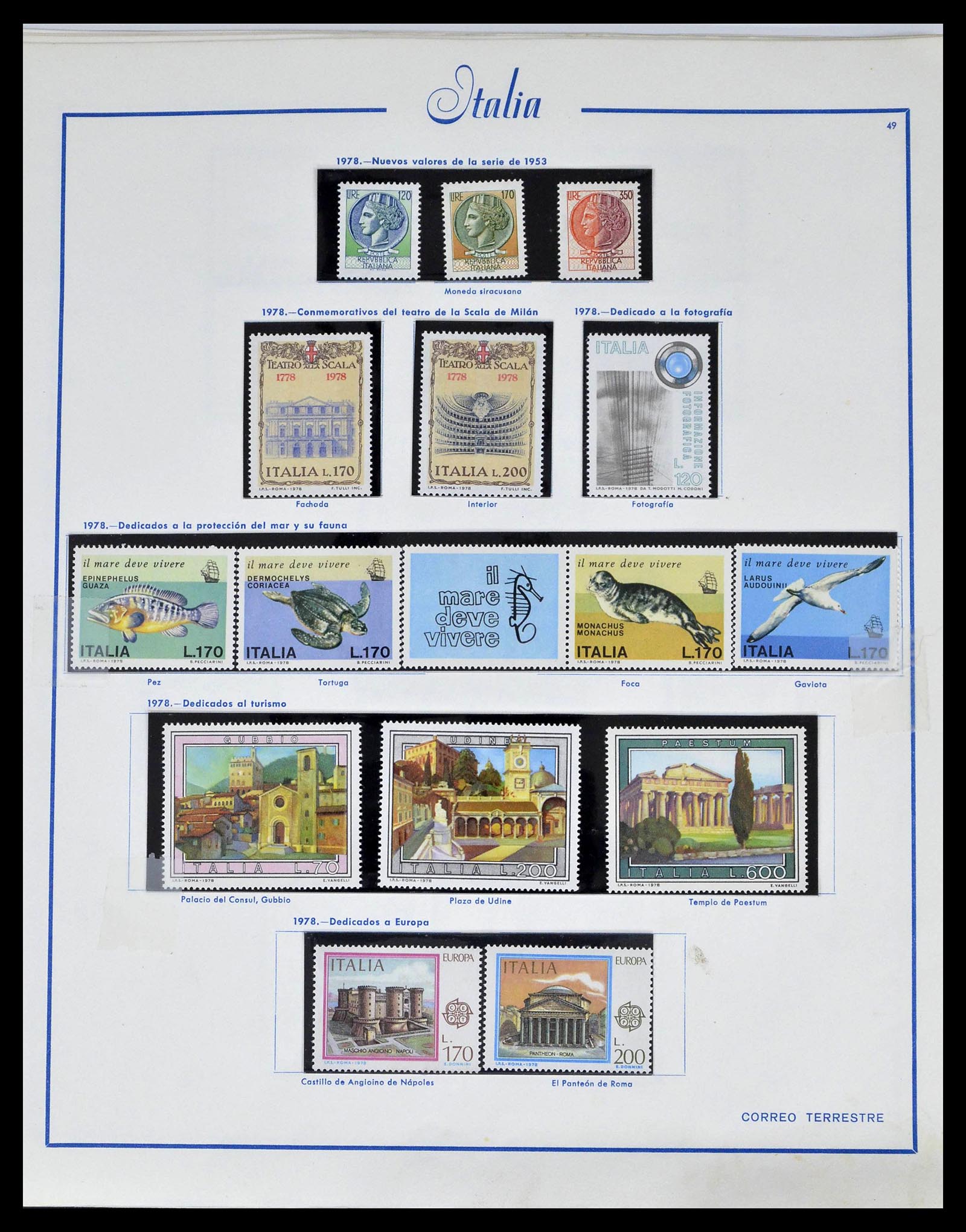 39242 0084 - Stamp collection 39242 Italy 1862-1980.