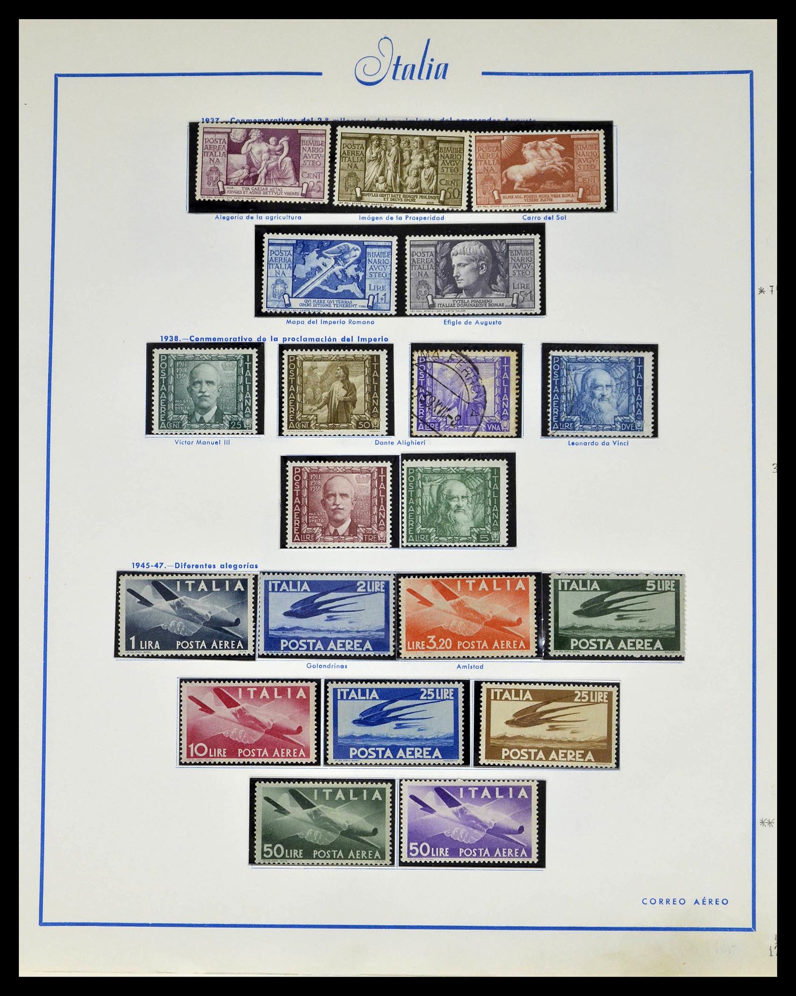 39242 0100 - Stamp collection 39242 Italy 1862-1980.