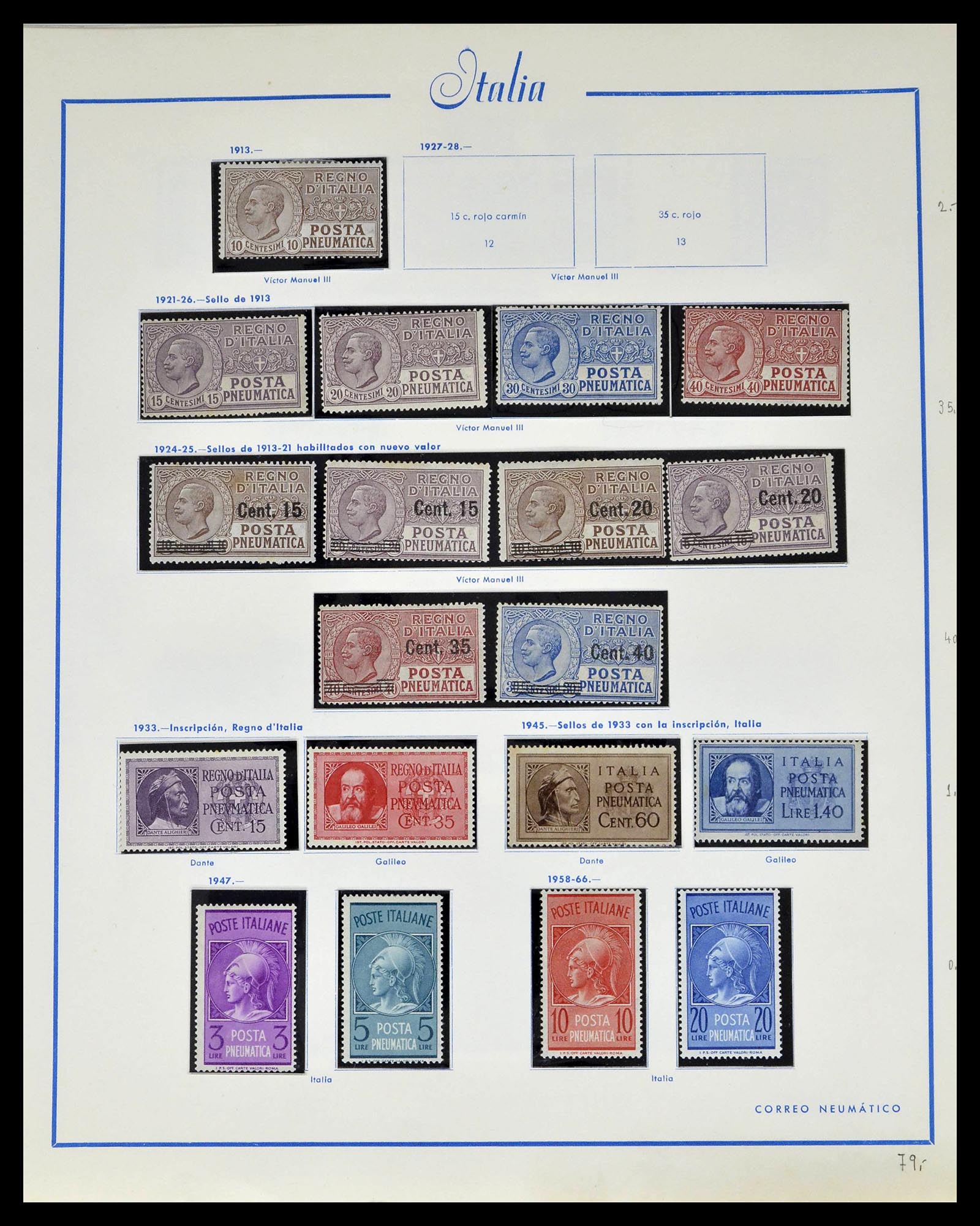 39242 0102 - Stamp collection 39242 Italy 1862-1980.