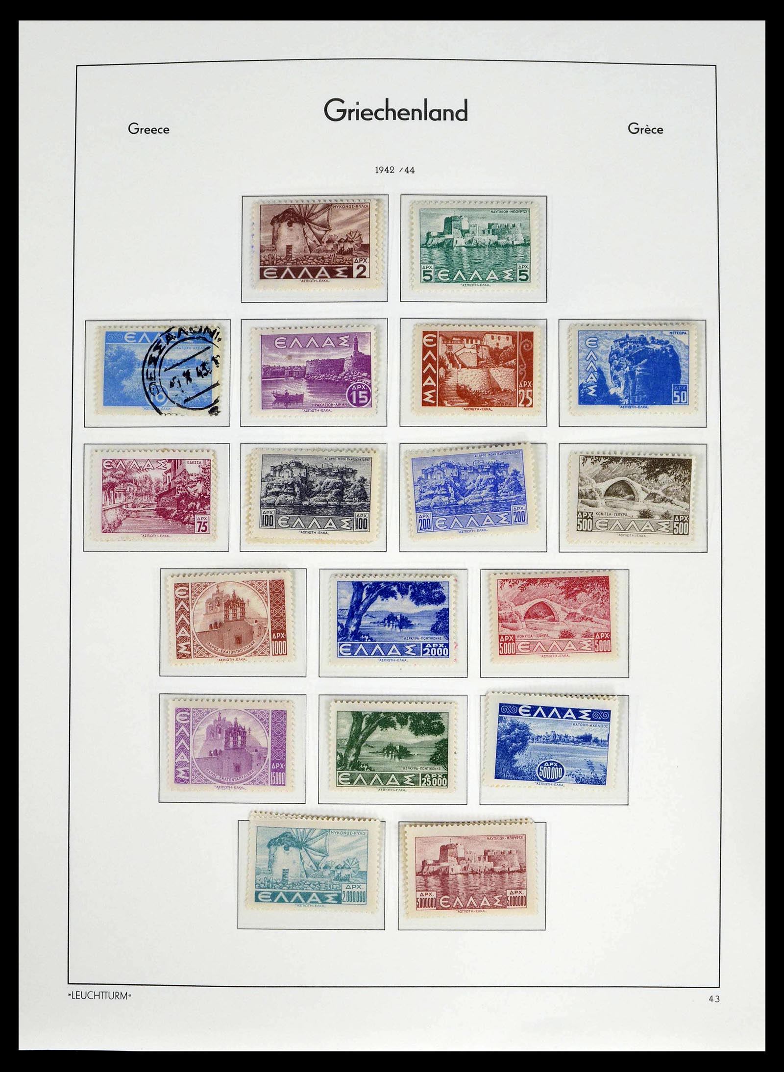 39243 0038 - Postzegelverzameling 39243 Griekenland 1861-1965.