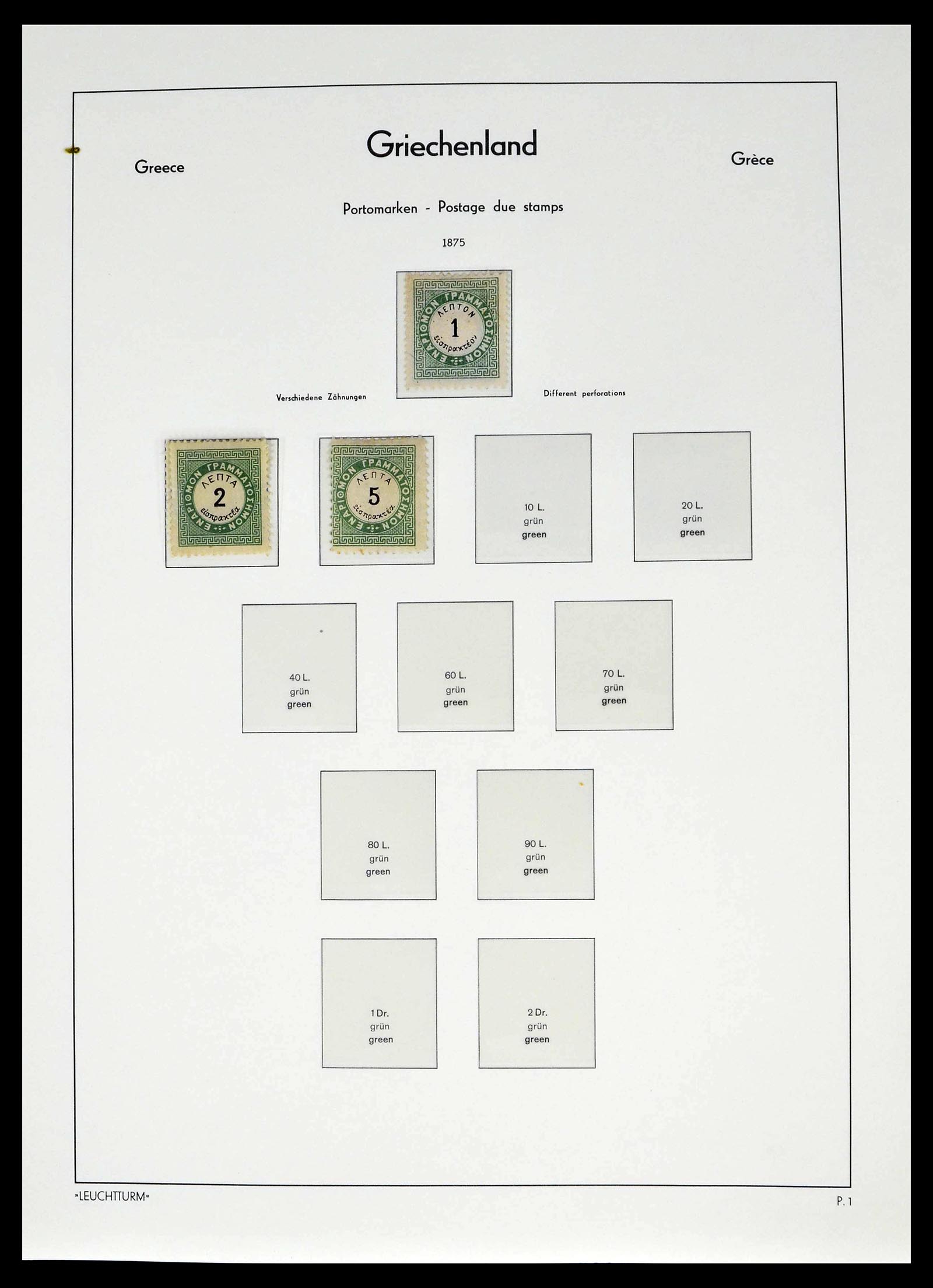 39243 0040 - Postzegelverzameling 39243 Griekenland 1861-1965.