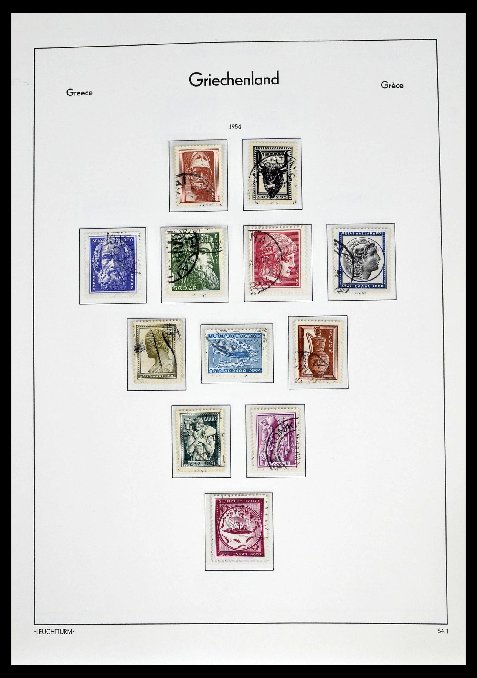 39243 0064 - Postzegelverzameling 39243 Griekenland 1861-1965.