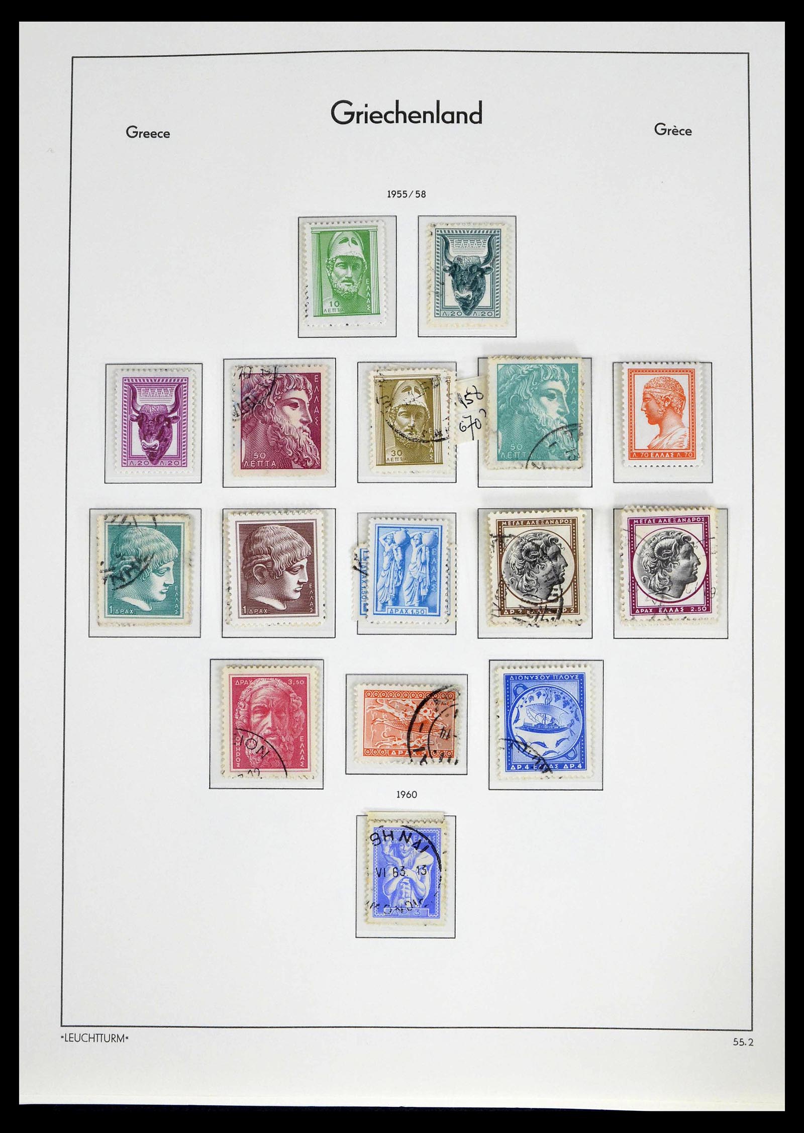 39243 0066 - Postzegelverzameling 39243 Griekenland 1861-1965.
