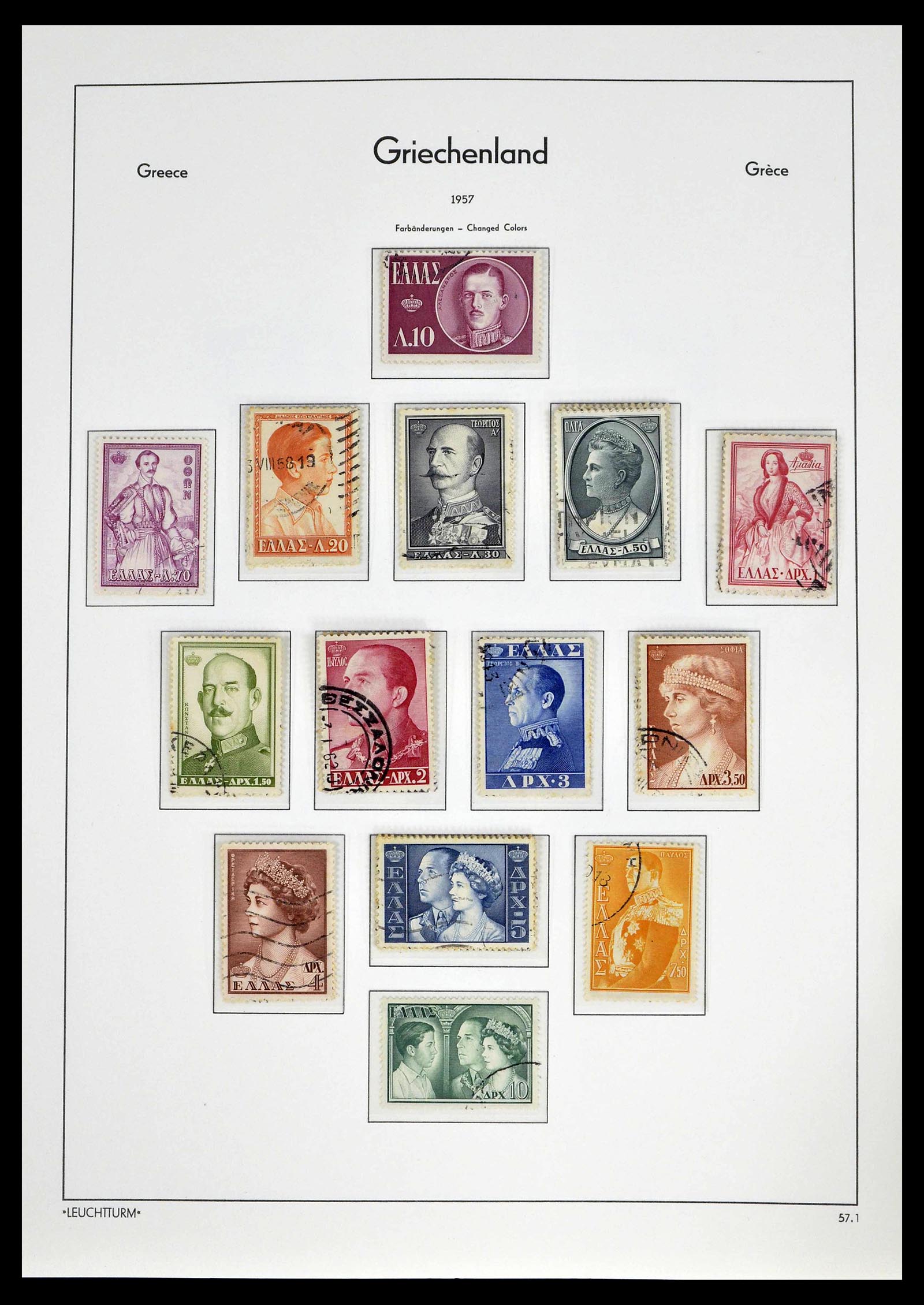 39243 0068 - Postzegelverzameling 39243 Griekenland 1861-1965.