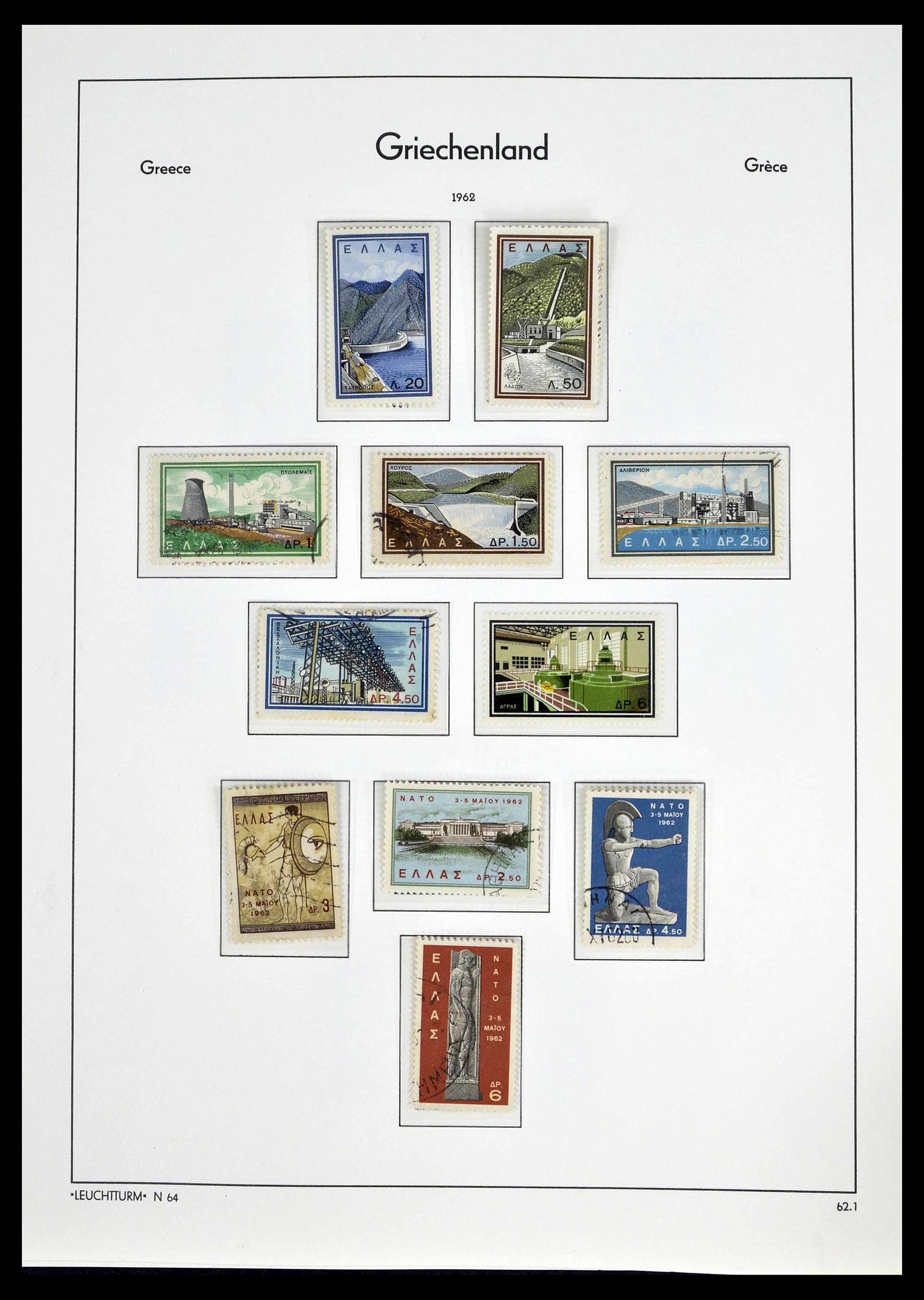 39243 0079 - Postzegelverzameling 39243 Griekenland 1861-1965.