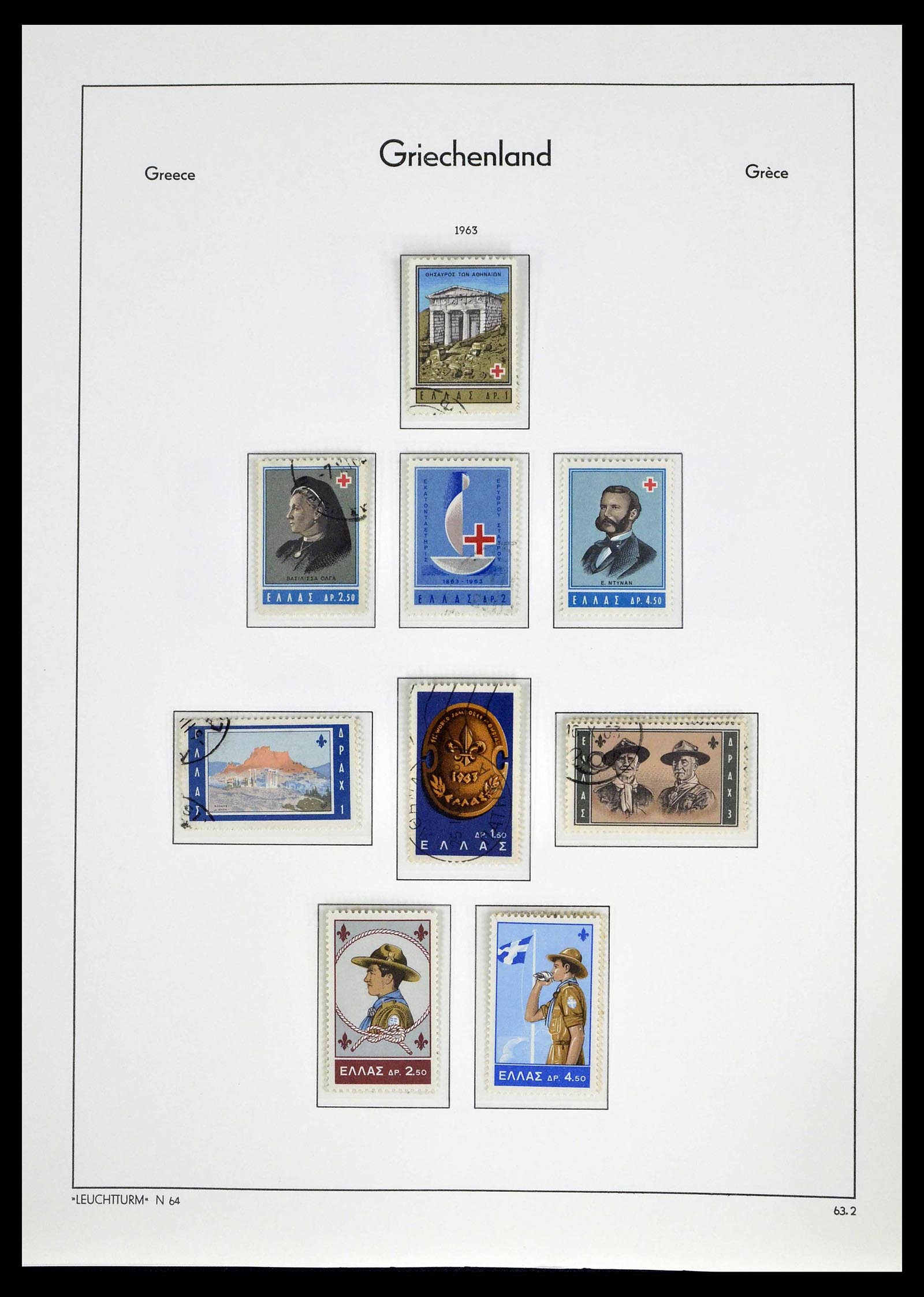 39243 0082 - Postzegelverzameling 39243 Griekenland 1861-1965.