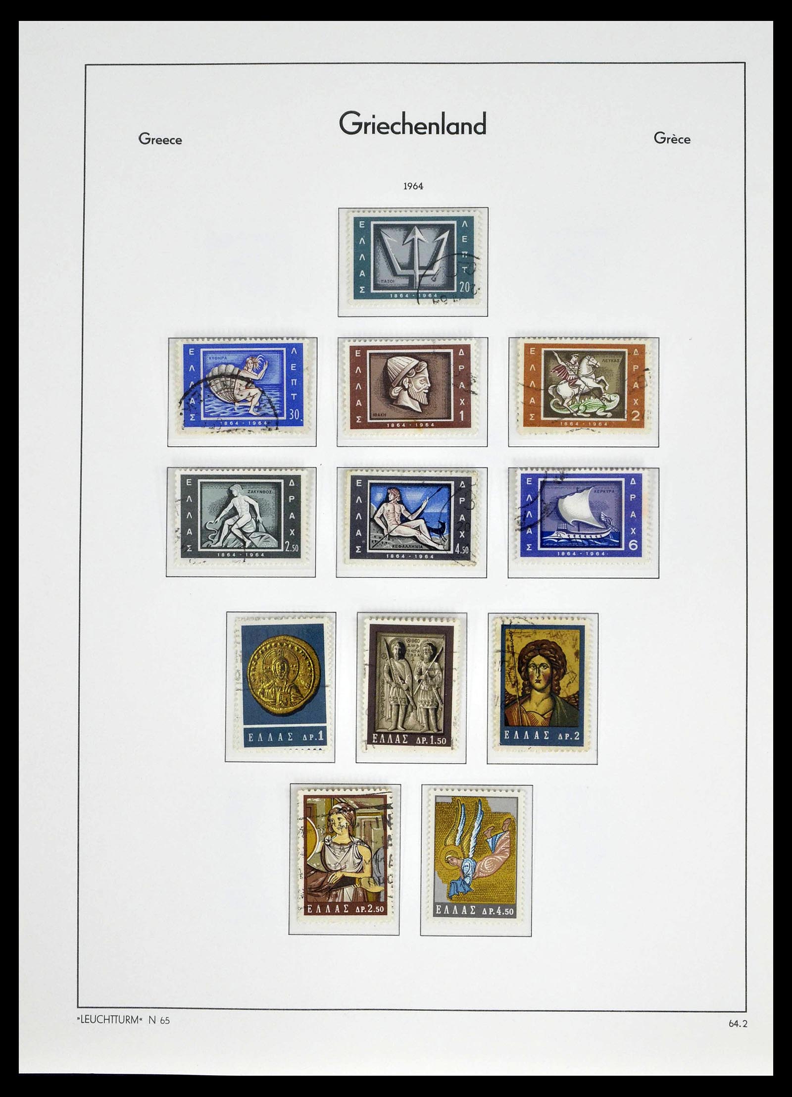 39243 0085 - Postzegelverzameling 39243 Griekenland 1861-1965.