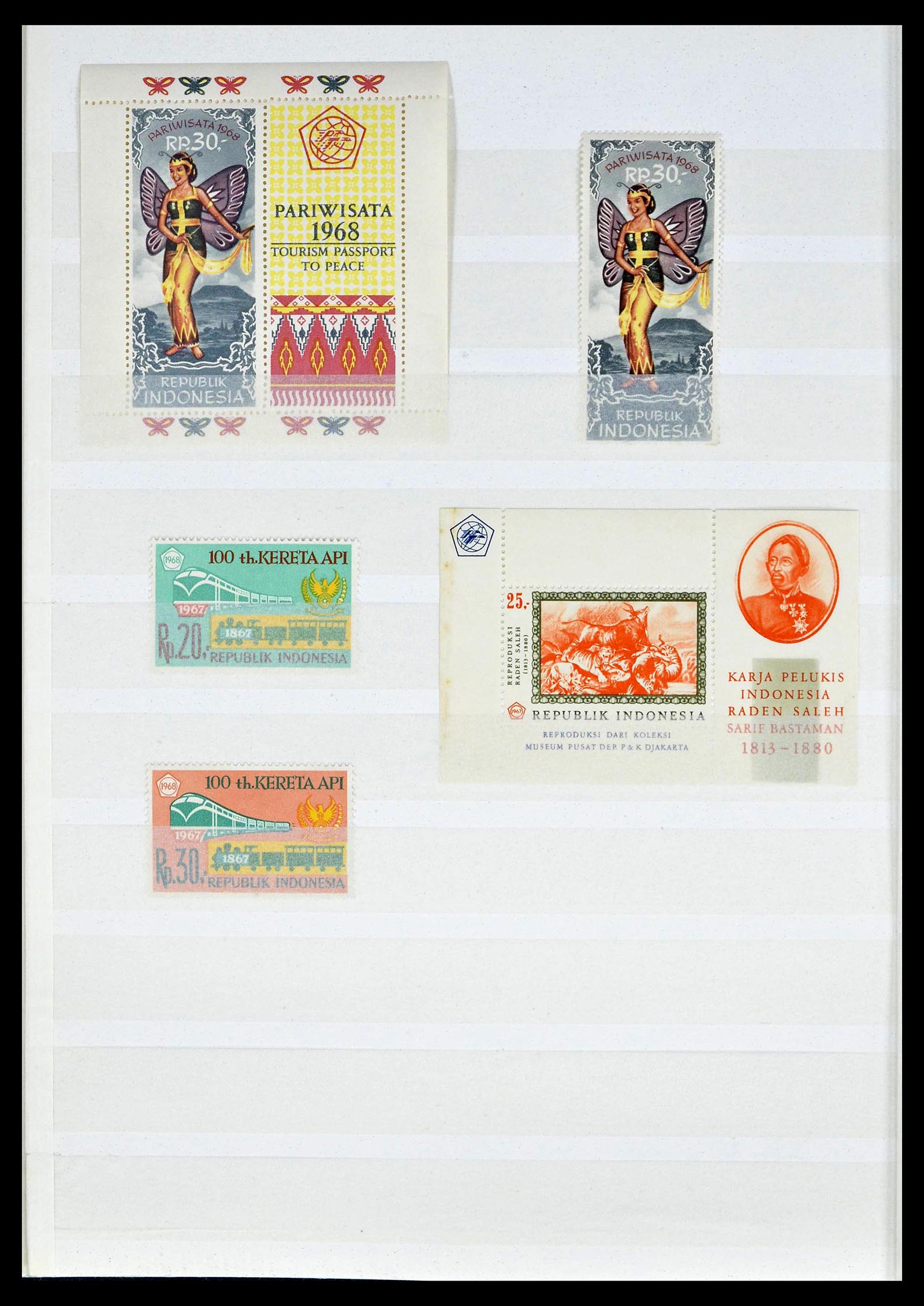 39244 0015 - Postzegelverzameling 39244 Indonesië 1950-2003.