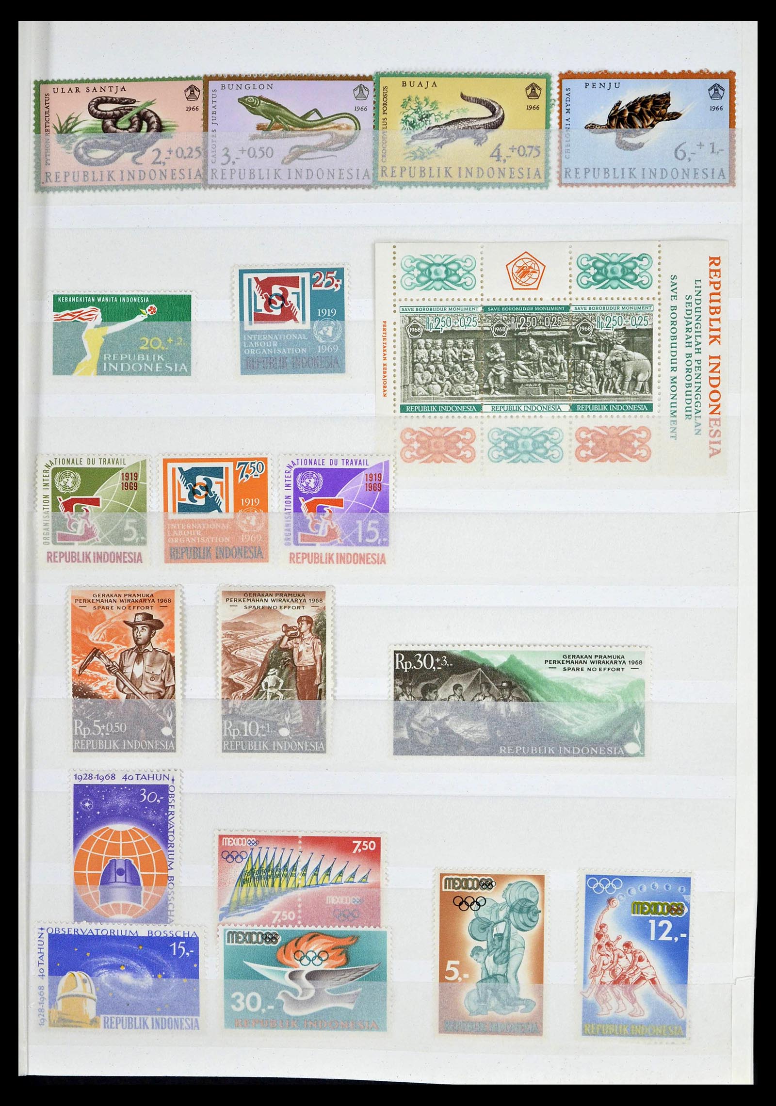 39244 0016 - Stamp collection 39244 Indonesia 1950-2003.