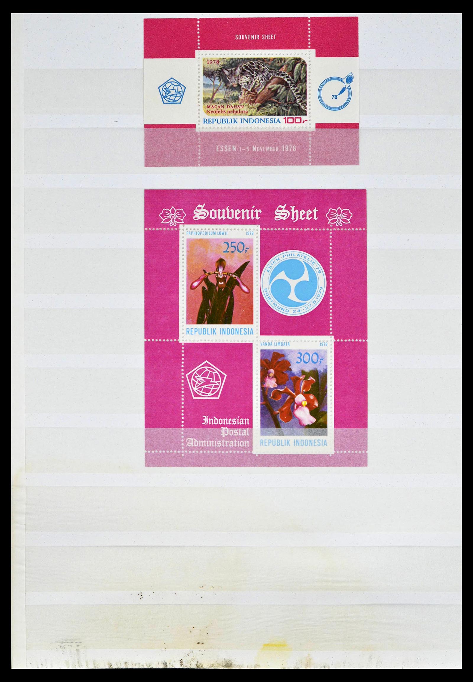 39244 0025 - Postzegelverzameling 39244 Indonesië 1950-2003.