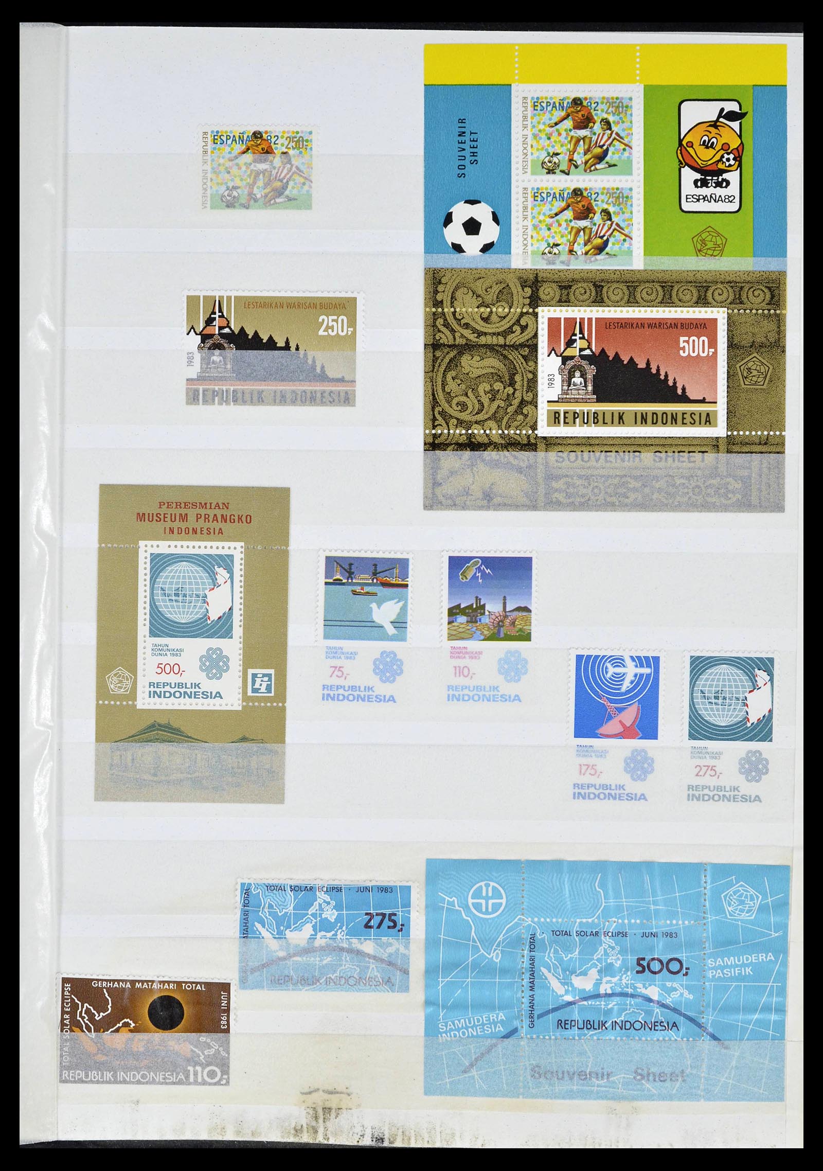 39244 0036 - Postzegelverzameling 39244 Indonesië 1950-2003.