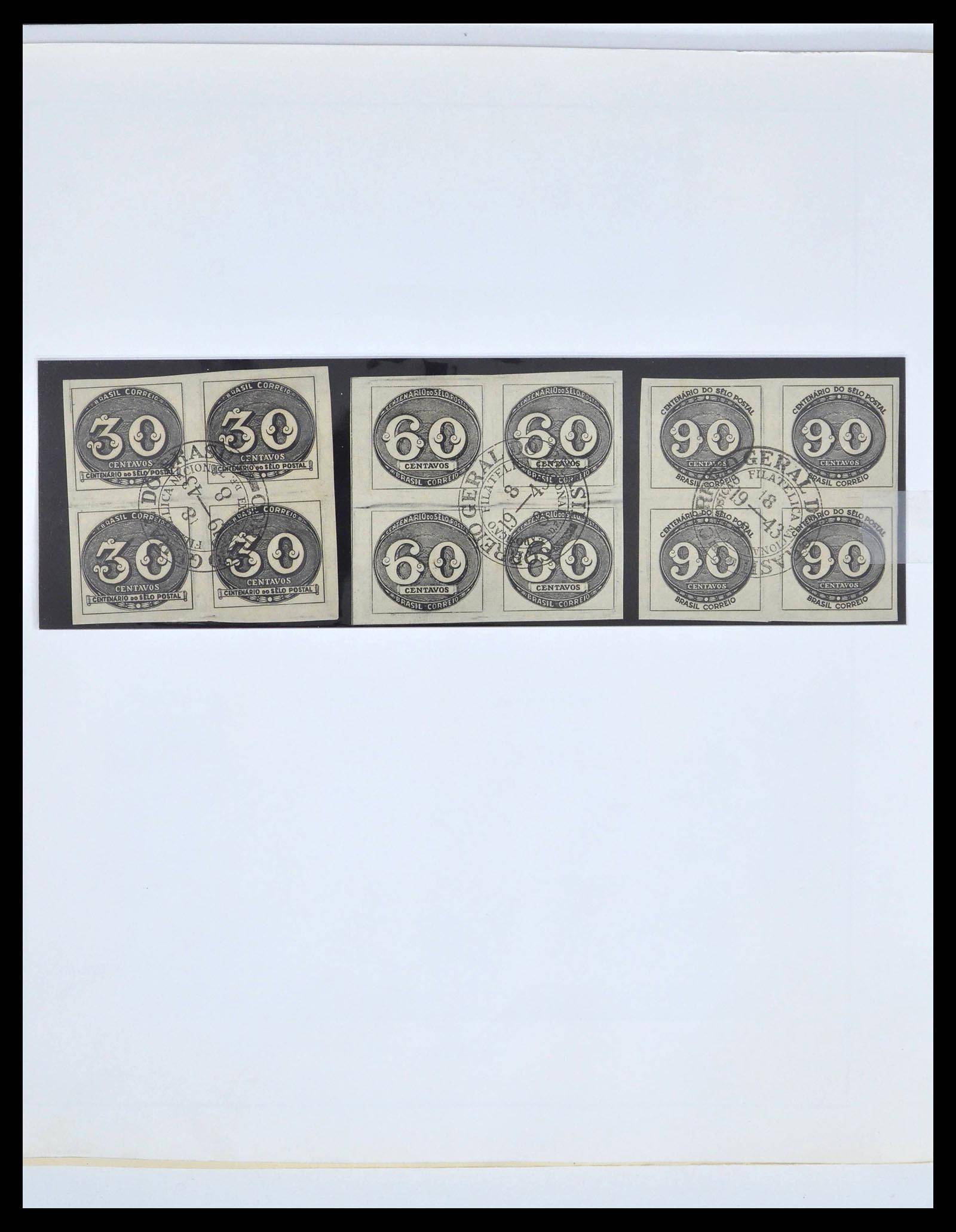 39245 0023 - Postzegelverzameling 39245 Brazilië 1843-1968.