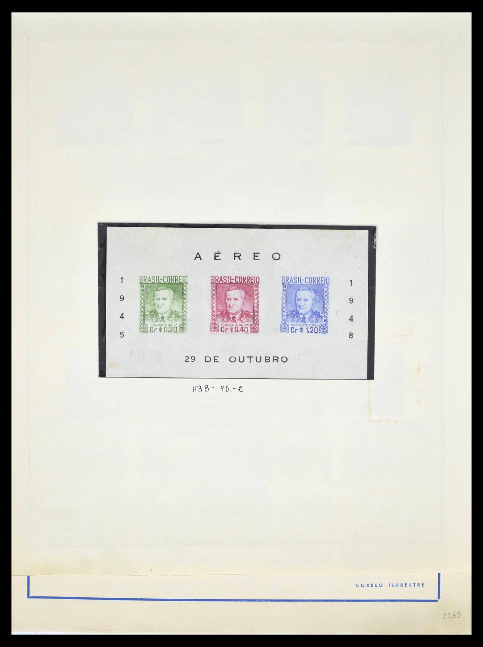 39245 0026 - Postzegelverzameling 39245 Brazilië 1843-1968.