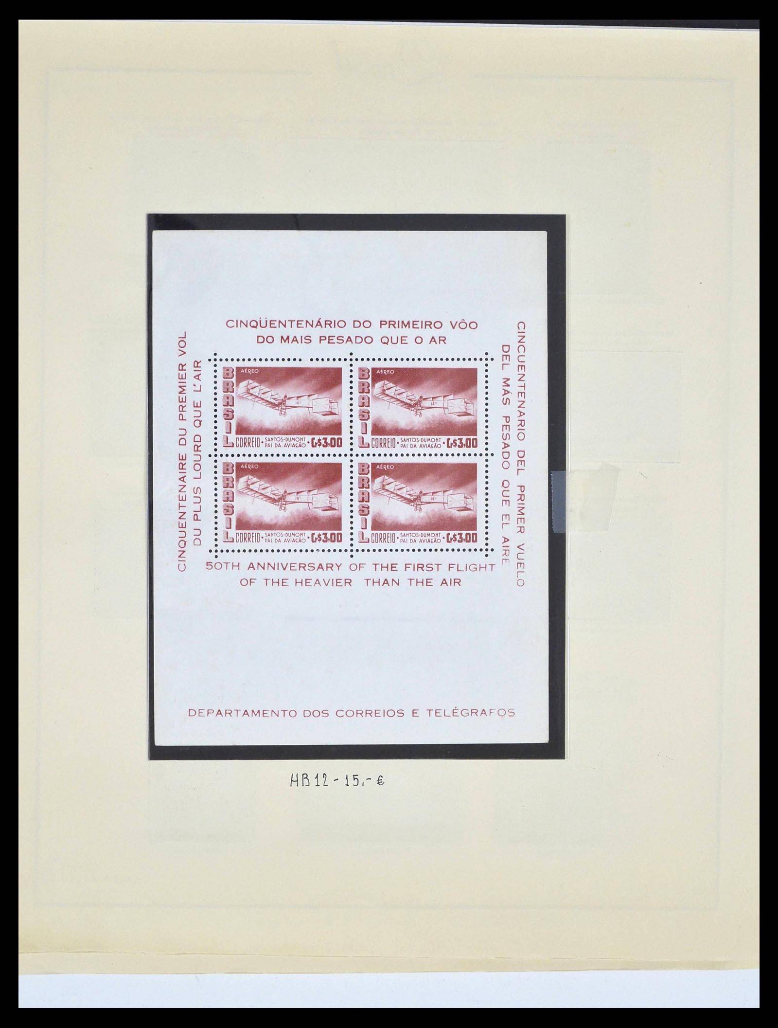 39245 0072 - Postzegelverzameling 39245 Brazilië 1843-1968.