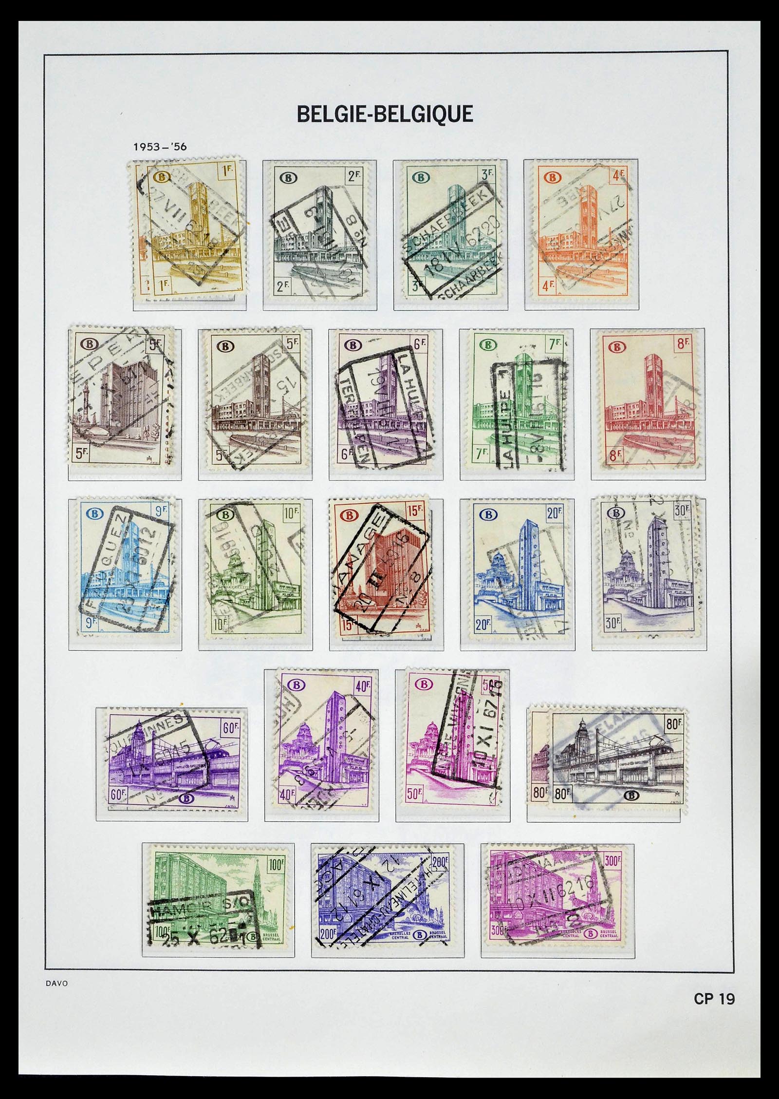 39246 0037 - Postzegelverzameling 39246 België back of the book 1879-1985.