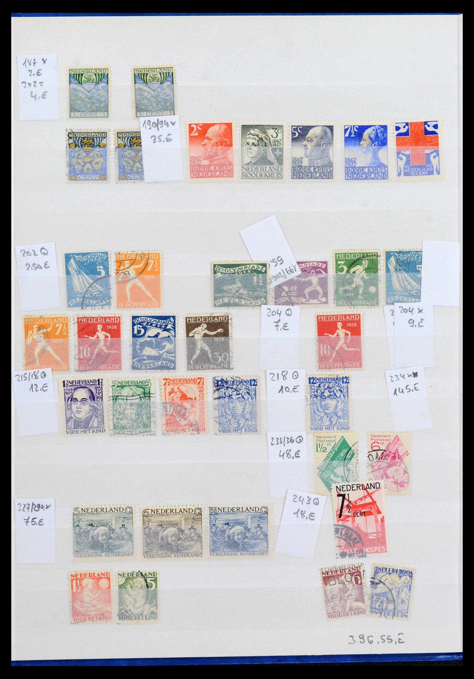 39247 0002 - Postzegelverzameling 39247 Nederland 1852-1984.