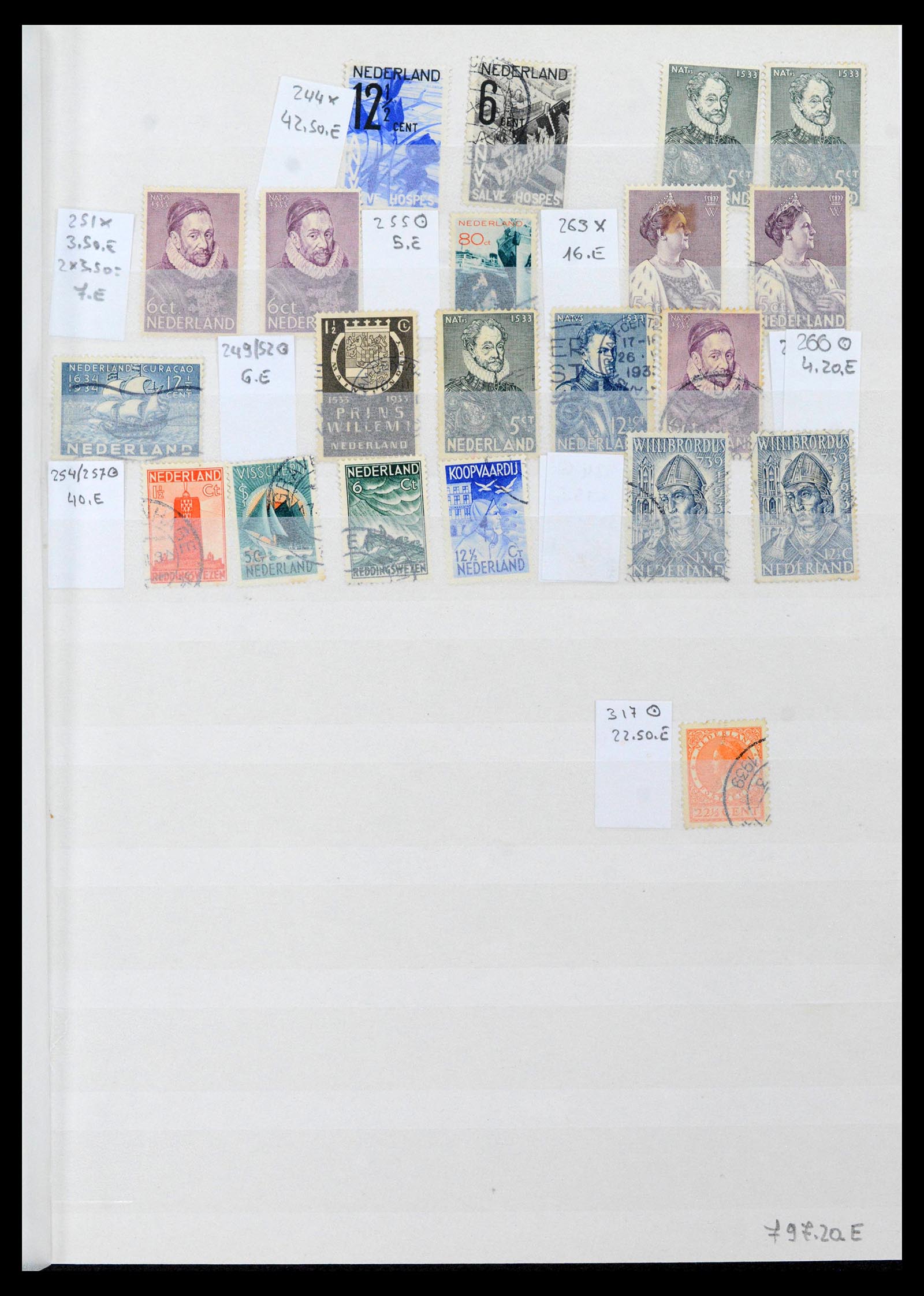 39247 0003 - Postzegelverzameling 39247 Nederland 1852-1984.