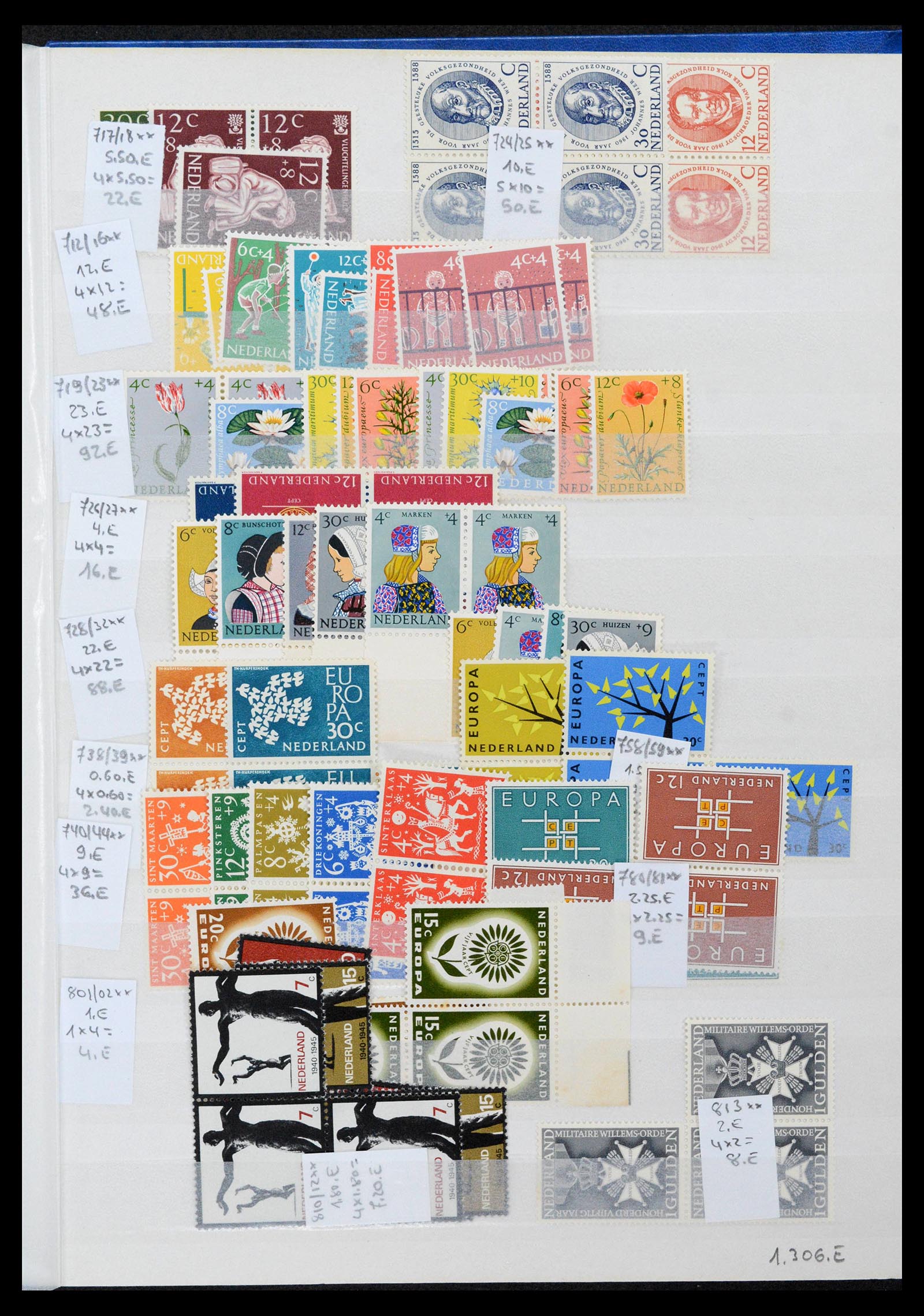 39247 0011 - Postzegelverzameling 39247 Nederland 1852-1984.