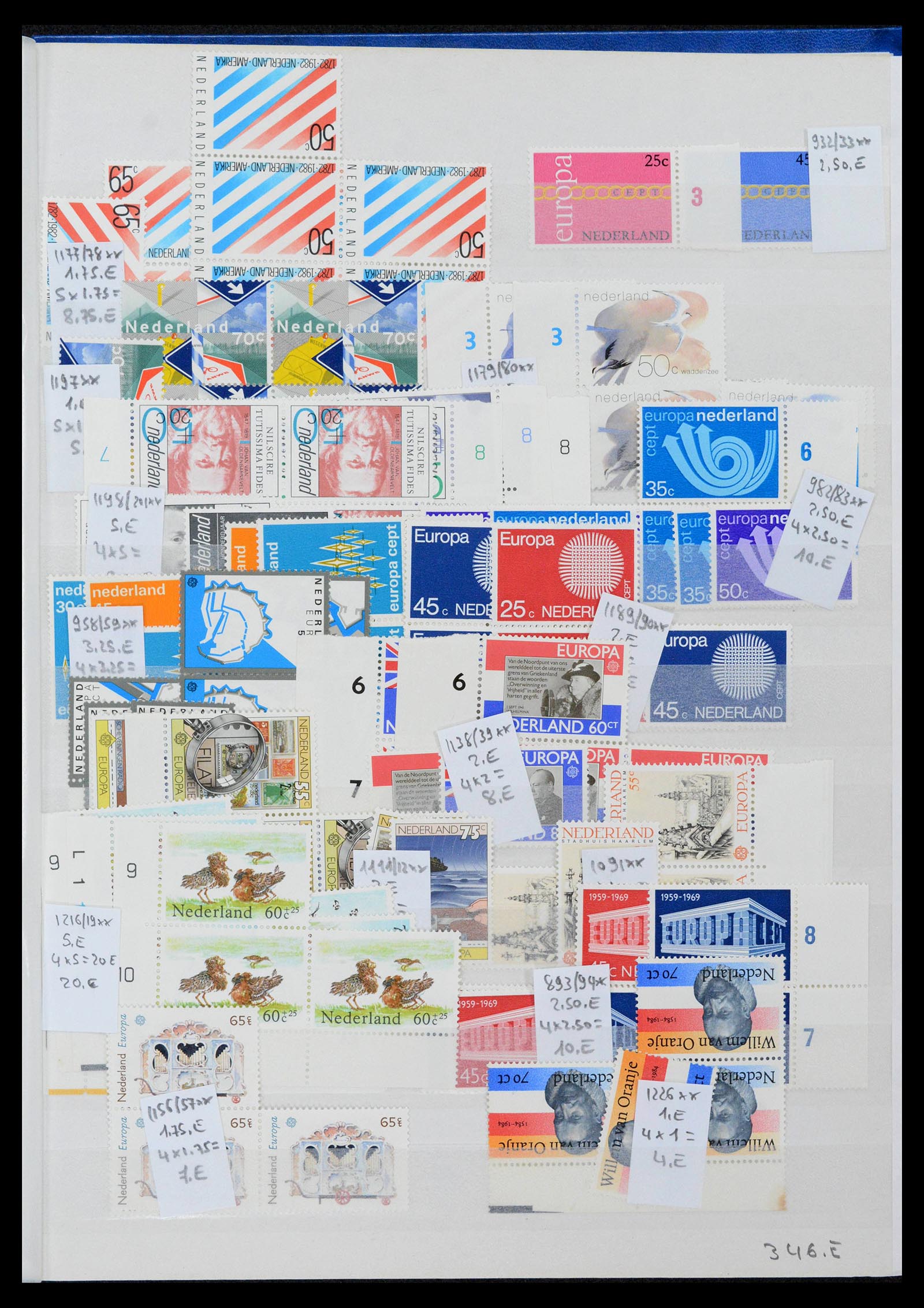 39247 0013 - Postzegelverzameling 39247 Nederland 1852-1984.