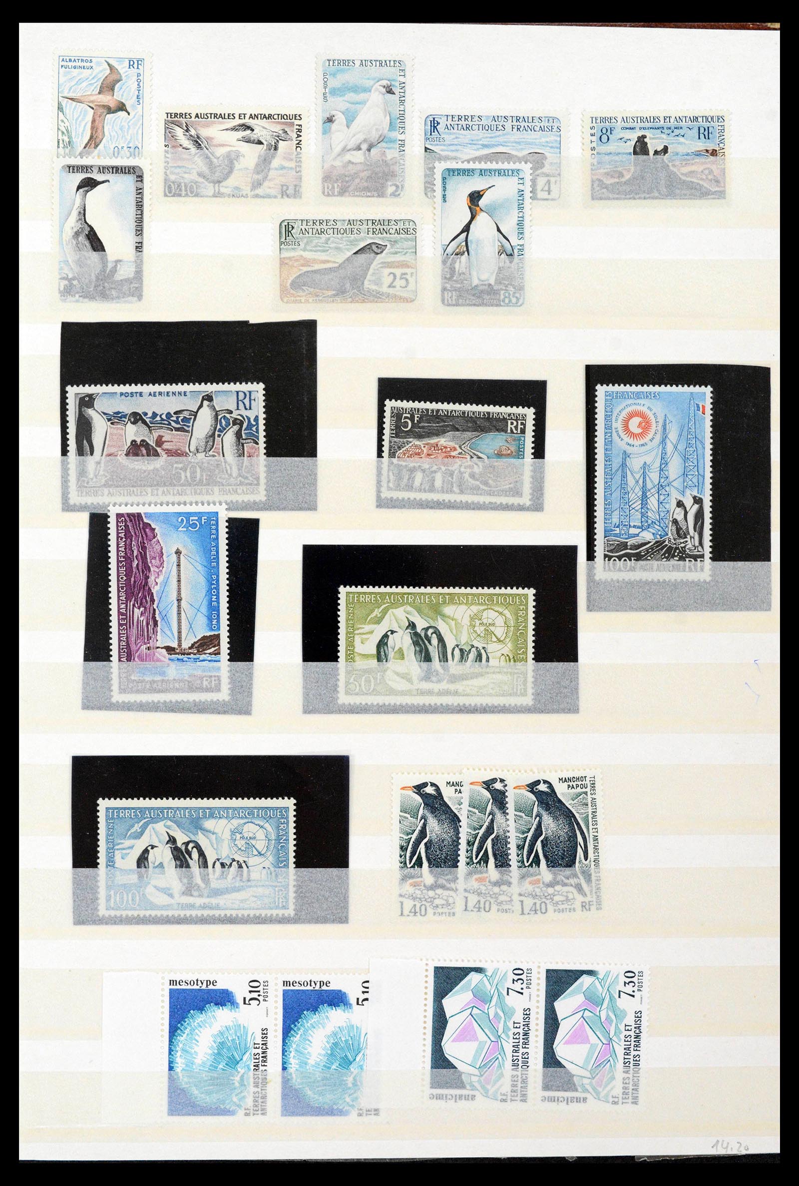 39248 0005 - Stamp collection 39248 TAAF MNH and MH.