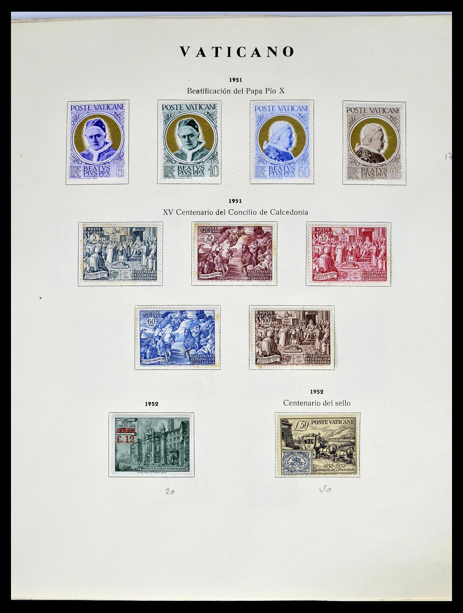 39249 0011 - Stamp collection 39249 Vatican 1852-1986.