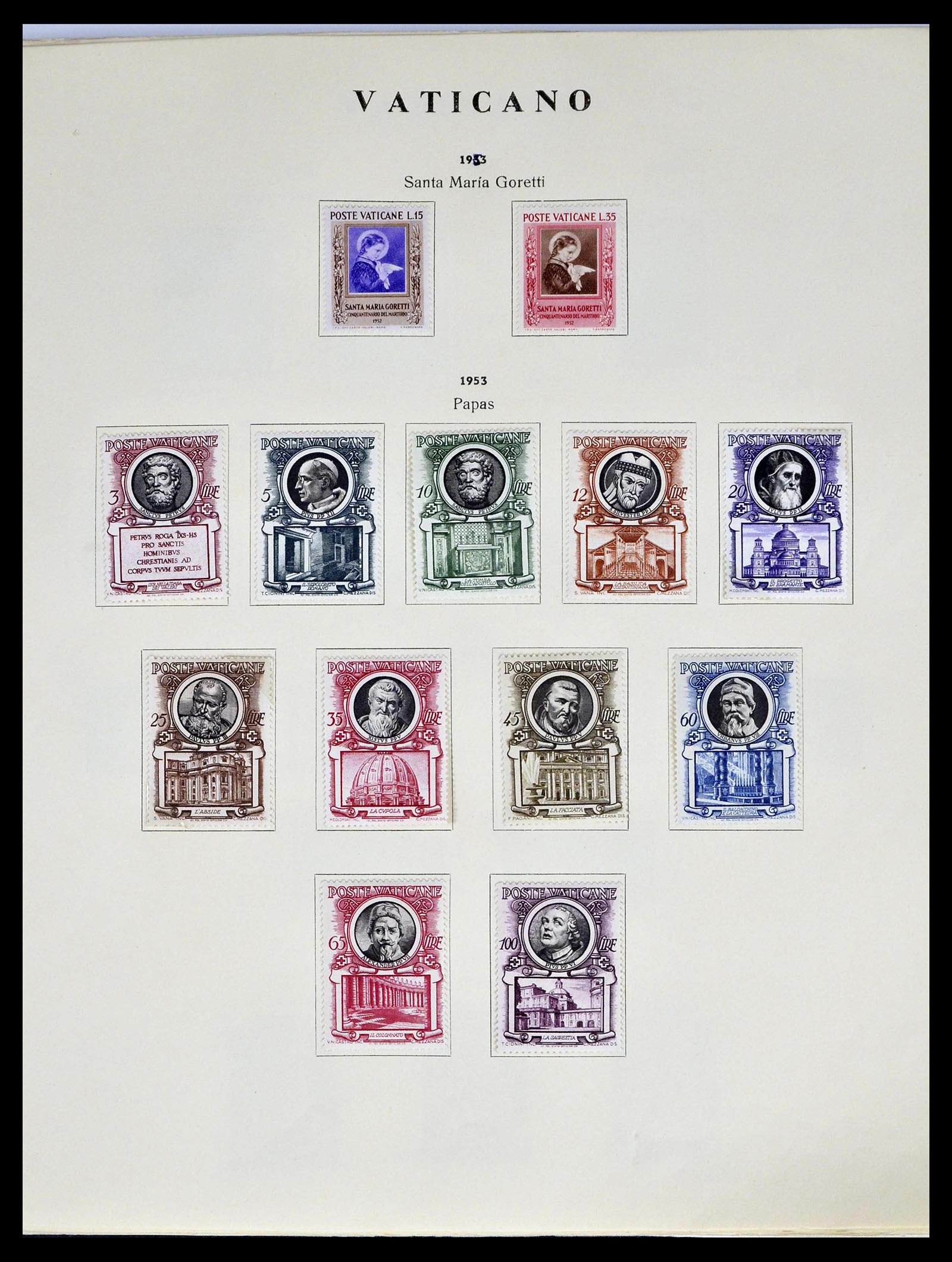 39249 0012 - Stamp collection 39249 Vatican 1852-1986.