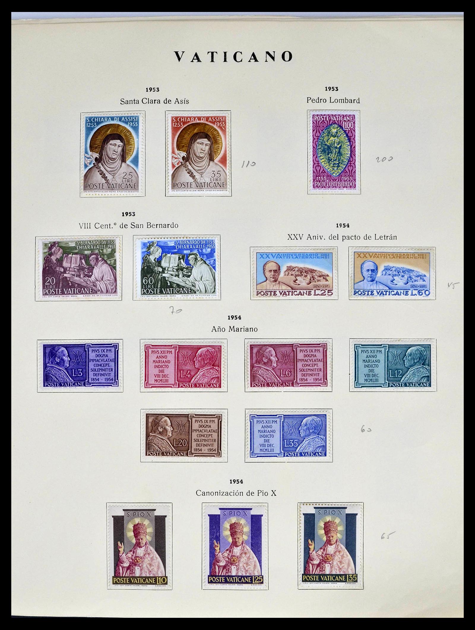 39249 0013 - Stamp collection 39249 Vatican 1852-1986.