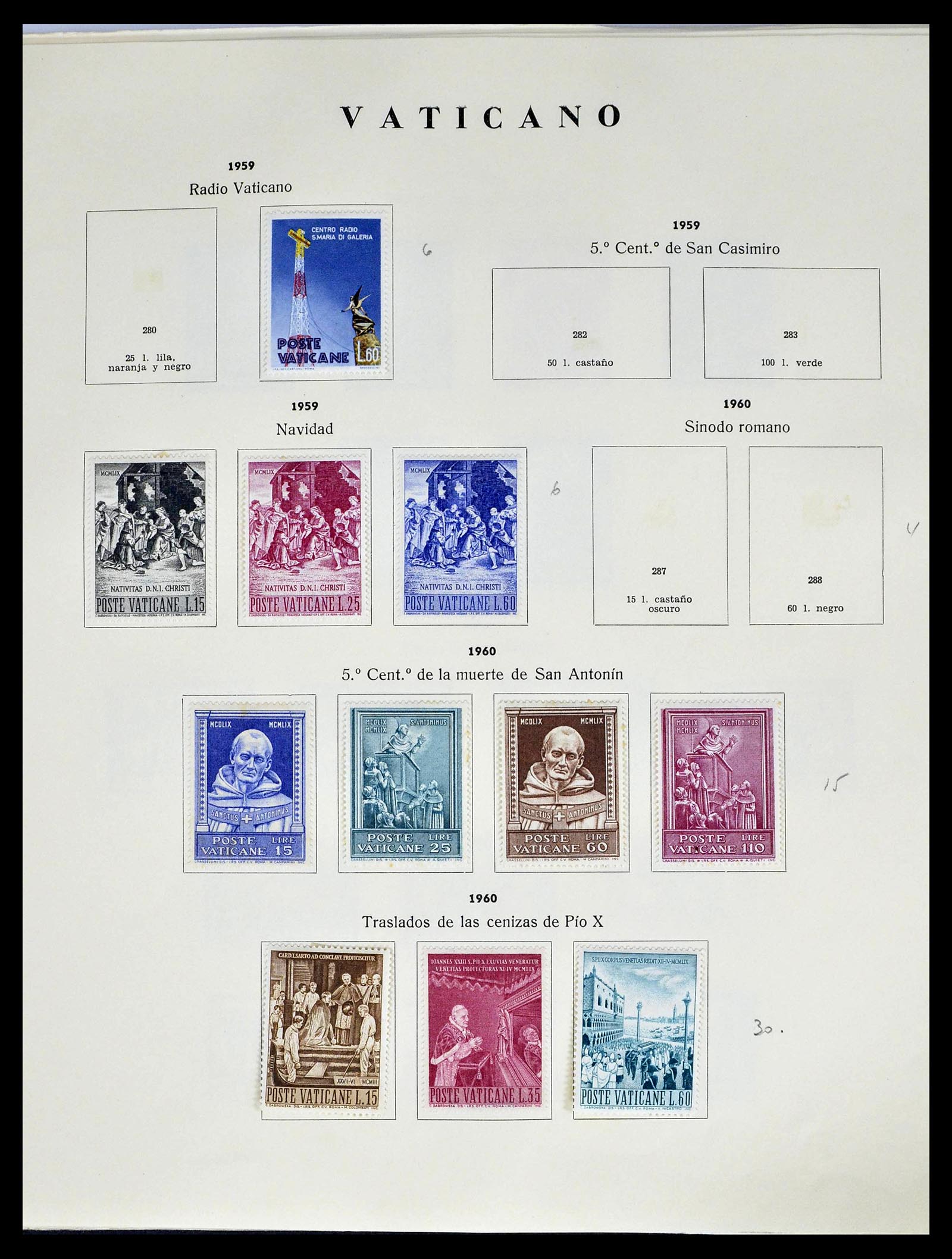 39249 0019 - Stamp collection 39249 Vatican 1852-1986.