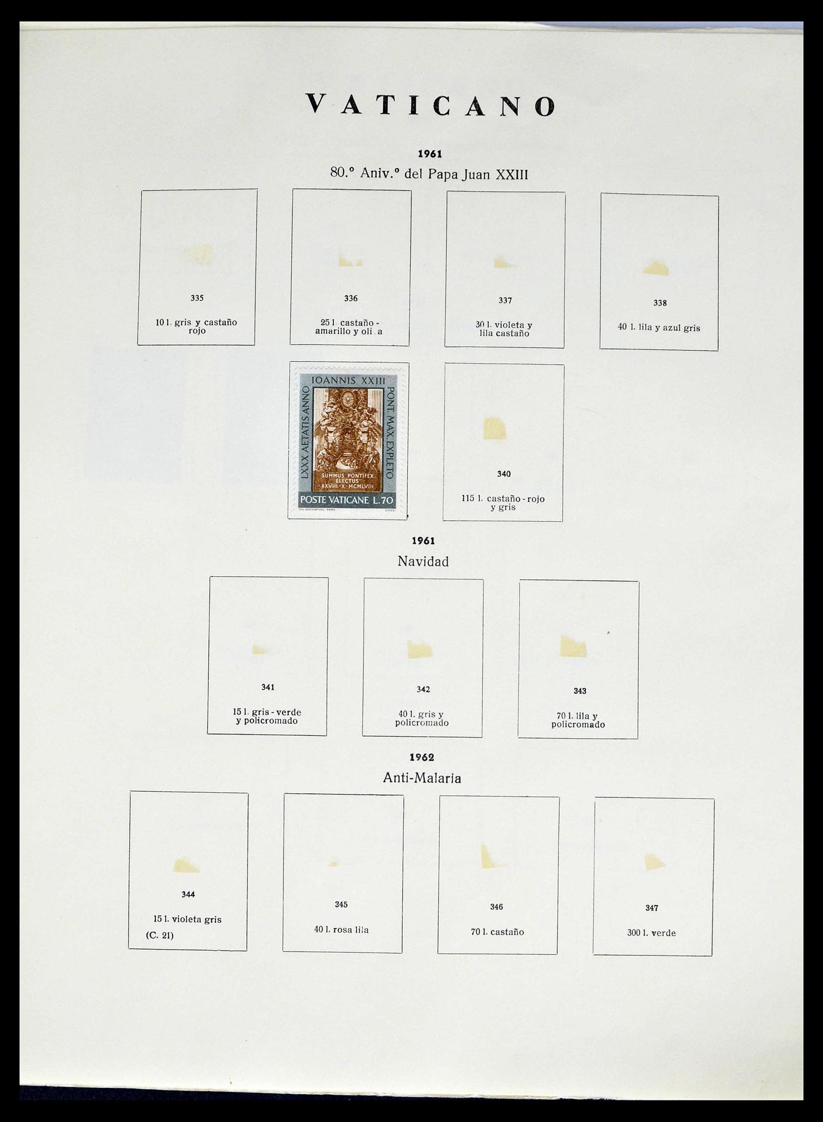 39249 0023 - Stamp collection 39249 Vatican 1852-1986.