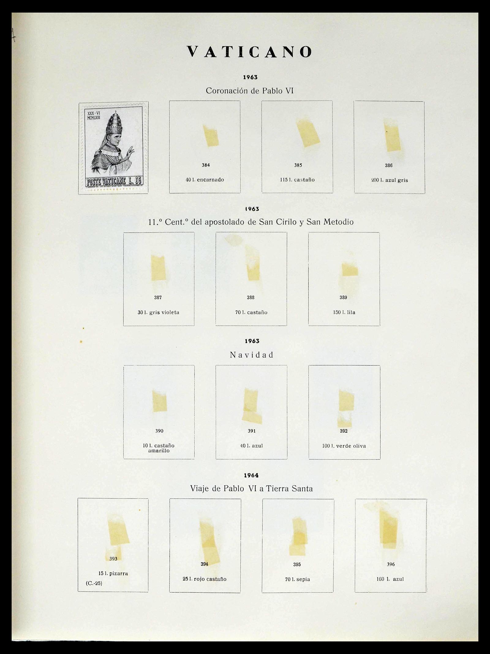 39249 0027 - Postzegelverzameling 39249 Vaticaan 1852-1986.