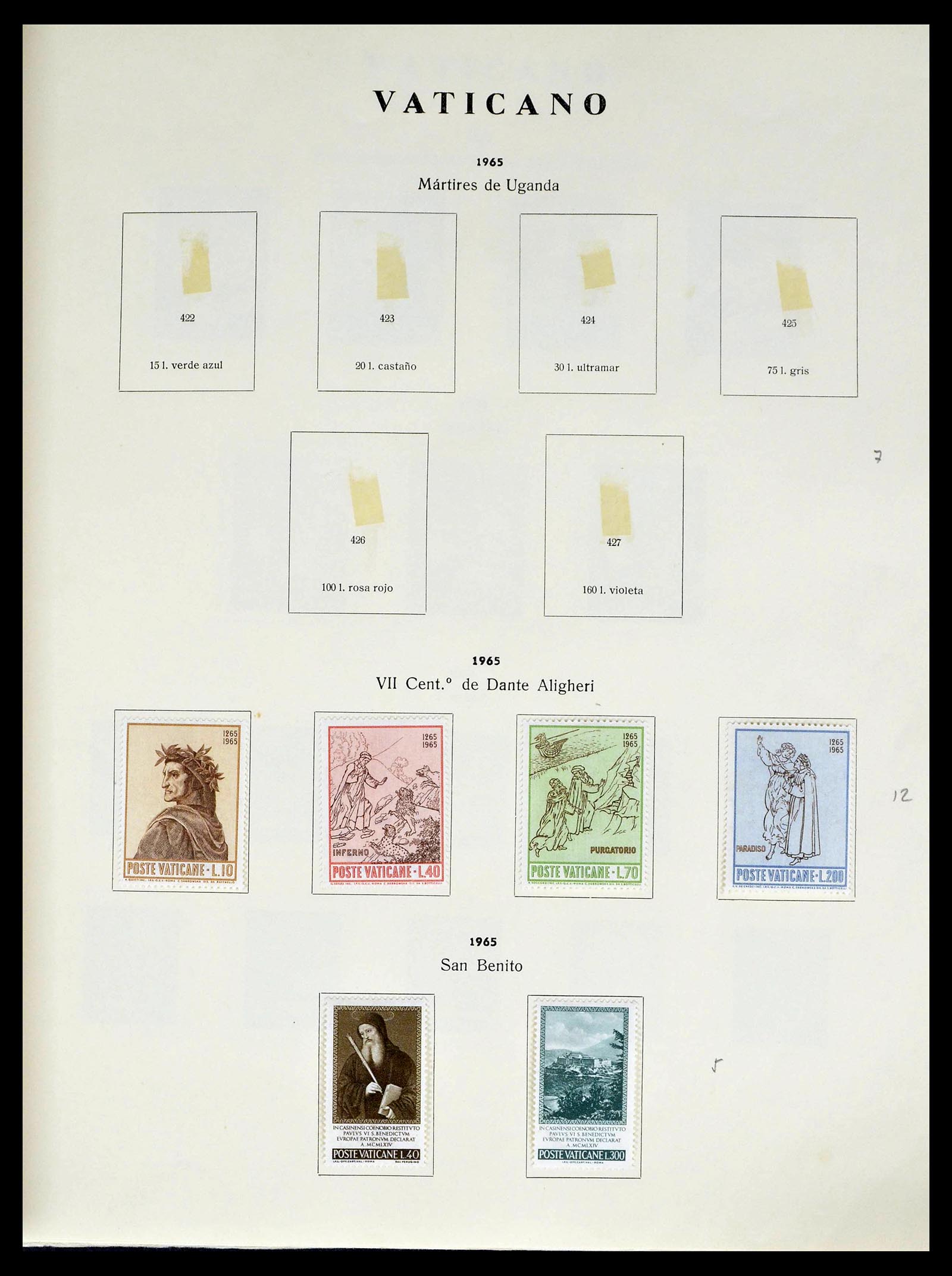 39249 0030 - Postzegelverzameling 39249 Vaticaan 1852-1986.