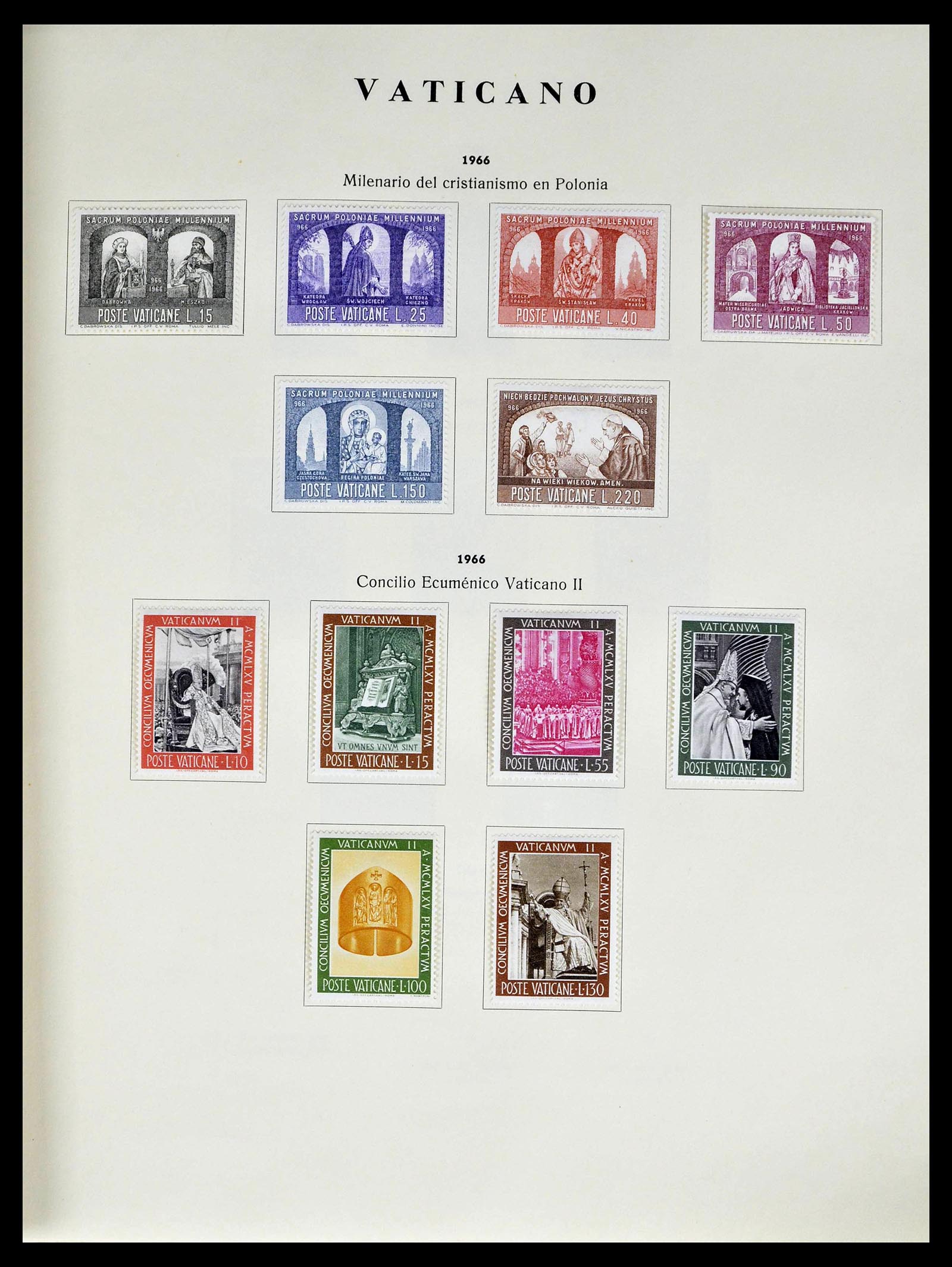 39249 0032 - Postzegelverzameling 39249 Vaticaan 1852-1986.