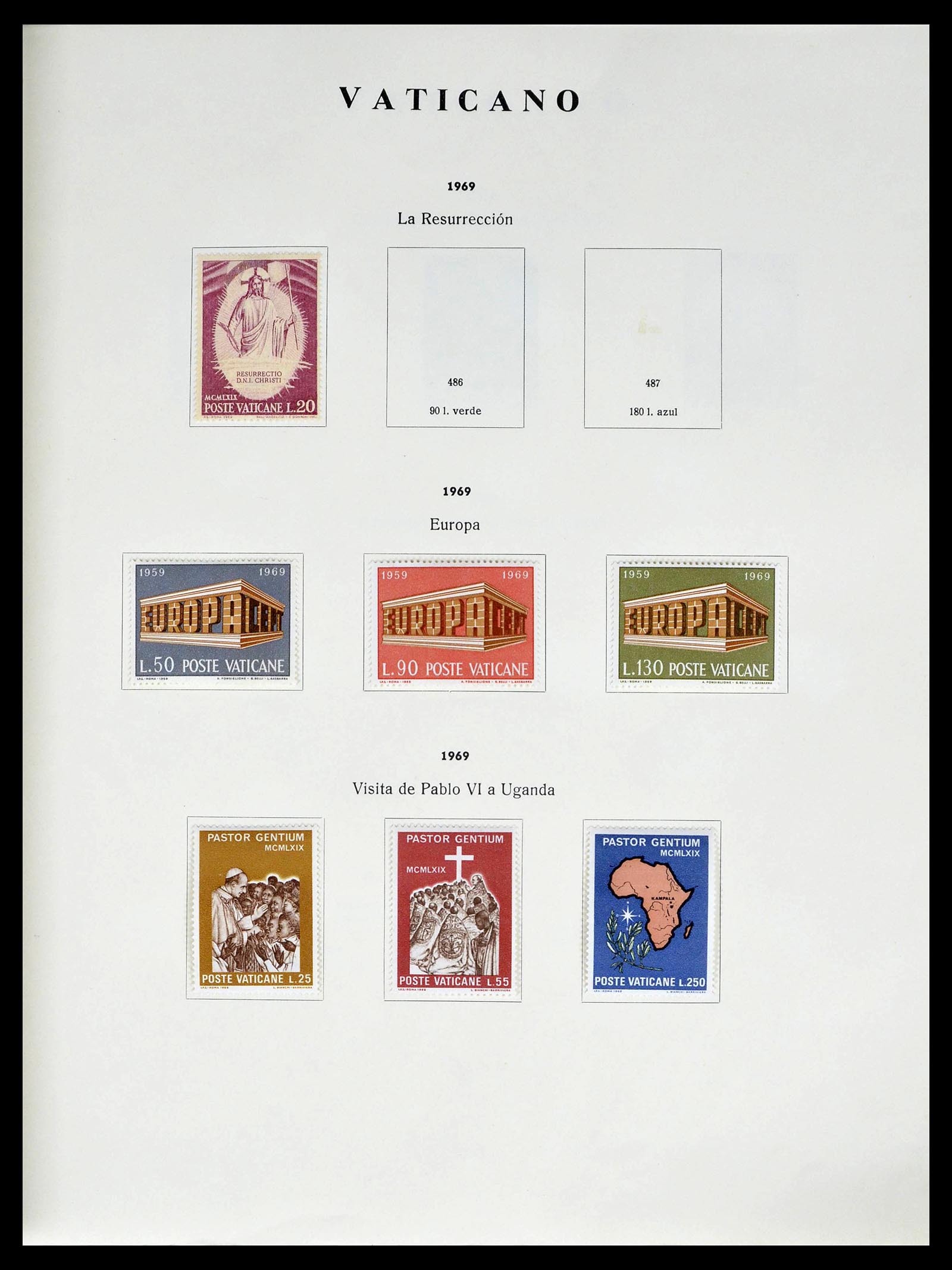 39249 0035 - Postzegelverzameling 39249 Vaticaan 1852-1986.