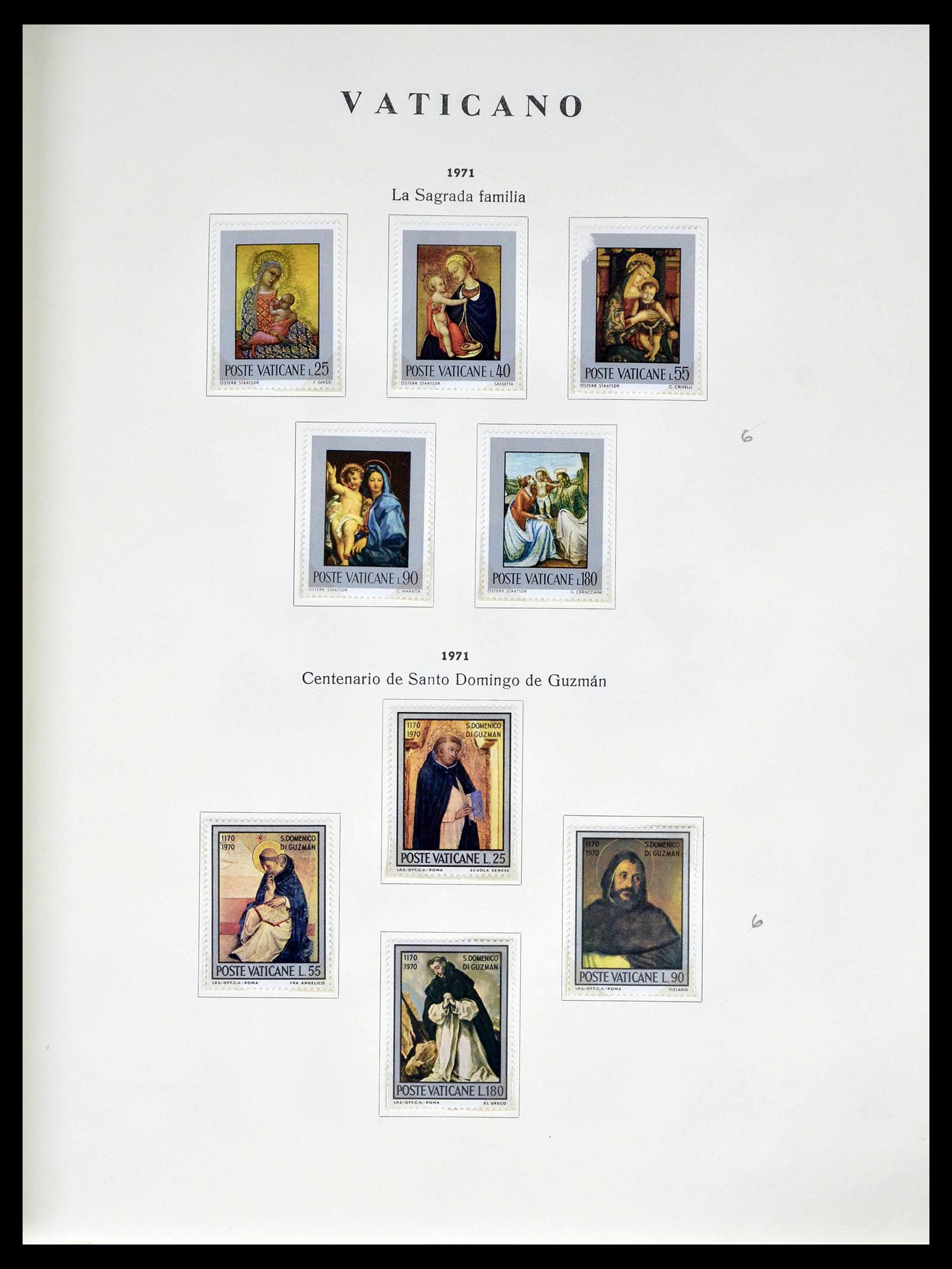 39249 0038 - Postzegelverzameling 39249 Vaticaan 1852-1986.