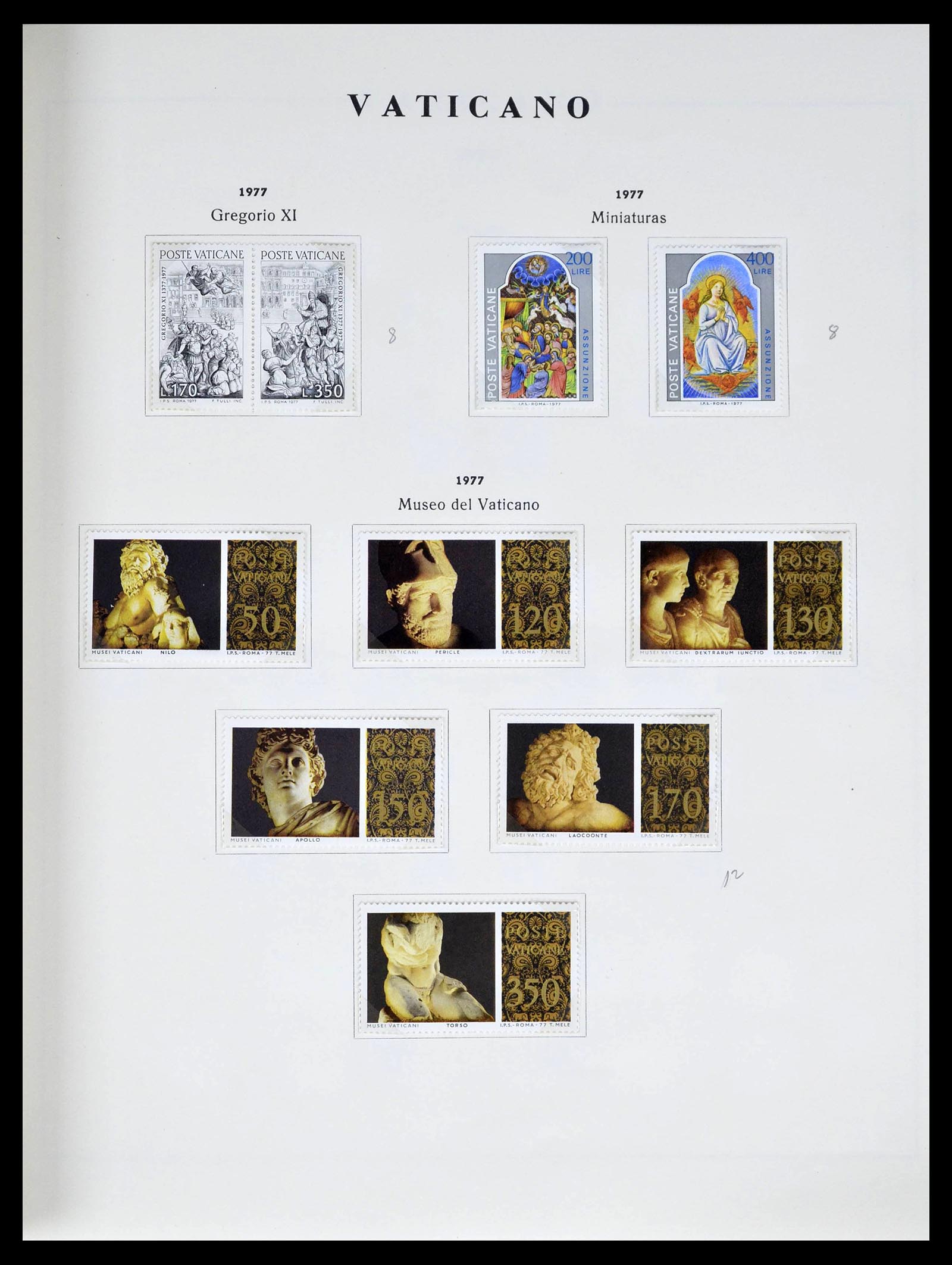 39249 0042 - Postzegelverzameling 39249 Vaticaan 1852-1986.