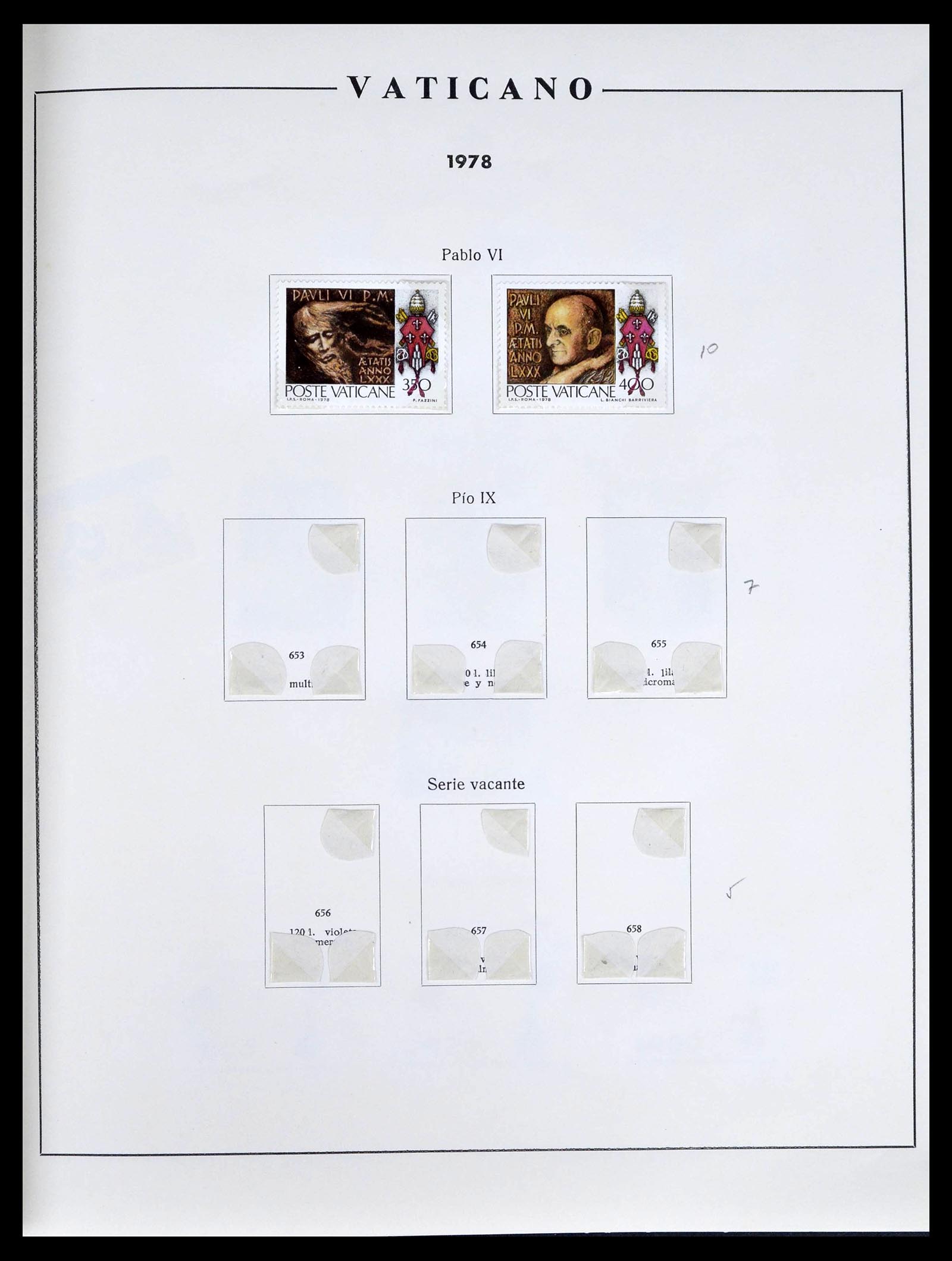 39249 0043 - Stamp collection 39249 Vatican 1852-1986.