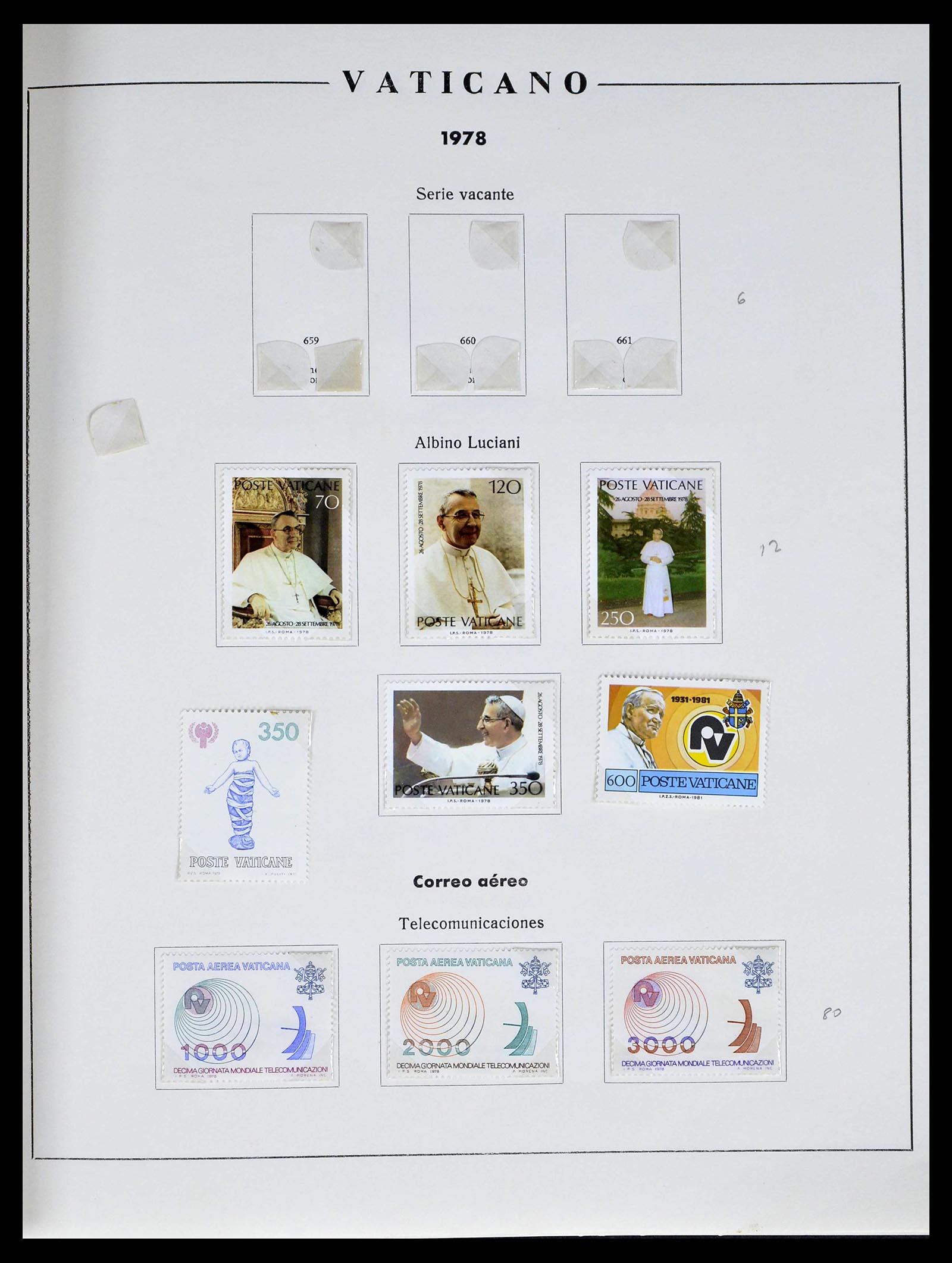 39249 0044 - Postzegelverzameling 39249 Vaticaan 1852-1986.