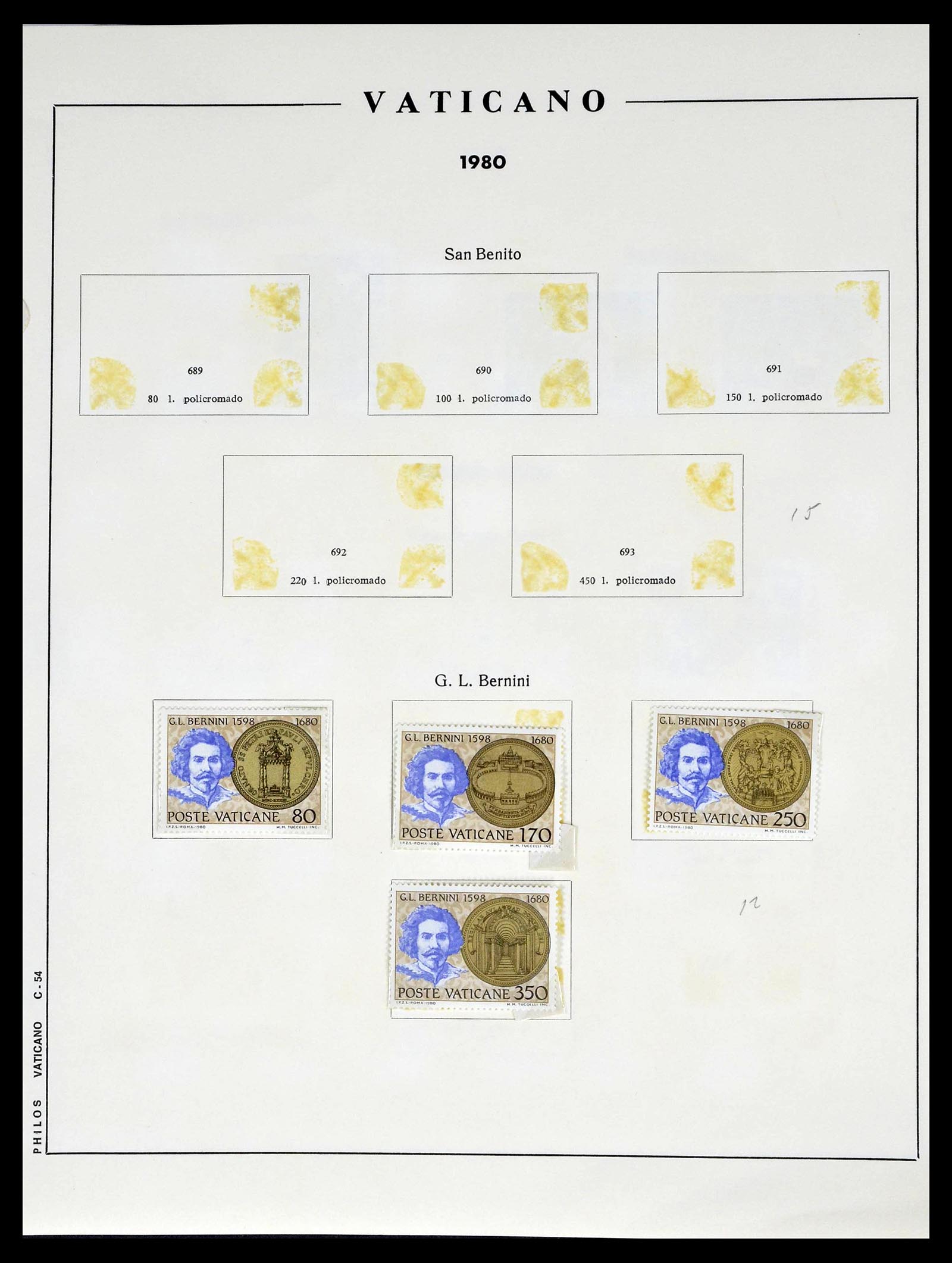 39249 0047 - Postzegelverzameling 39249 Vaticaan 1852-1986.