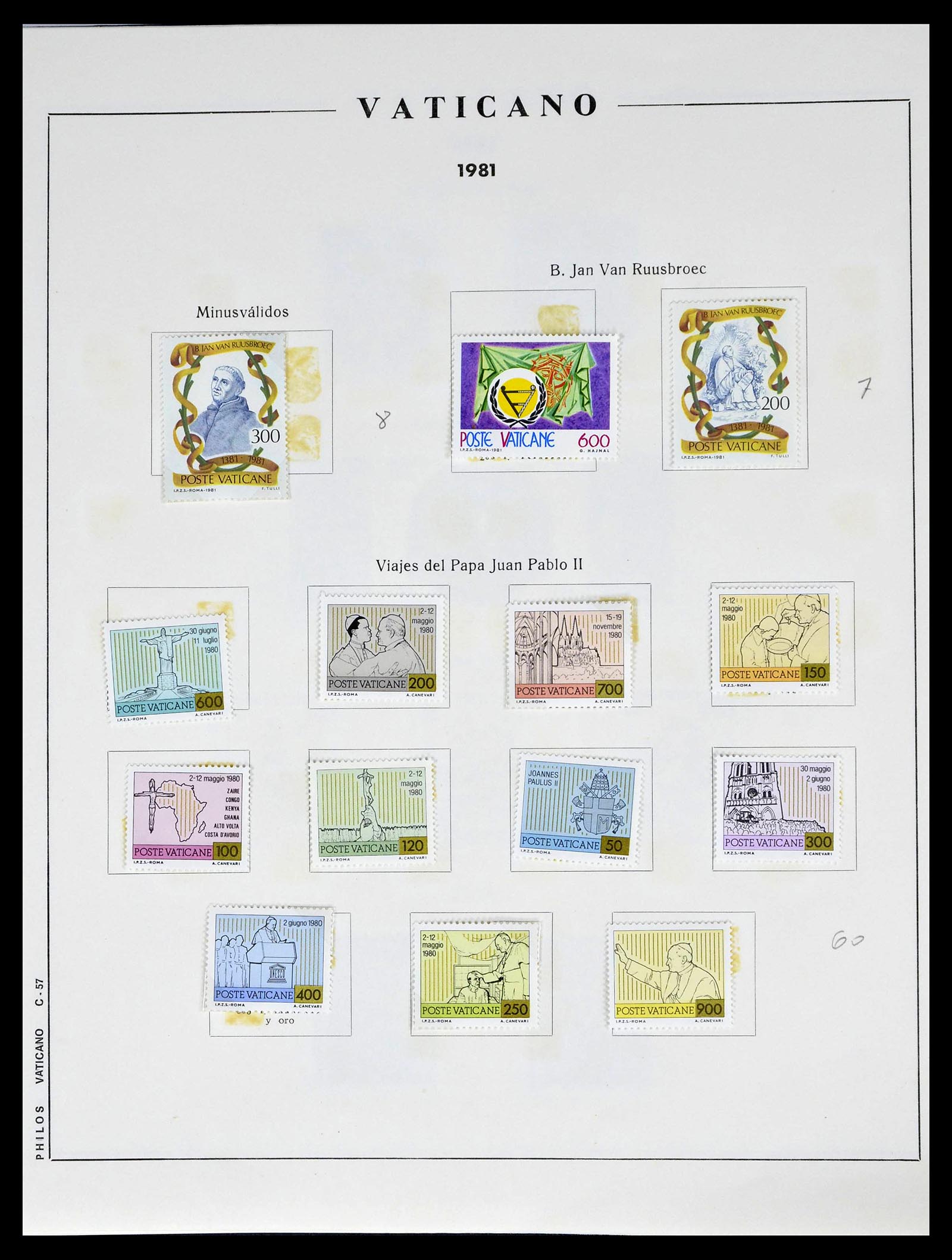 39249 0050 - Postzegelverzameling 39249 Vaticaan 1852-1986.