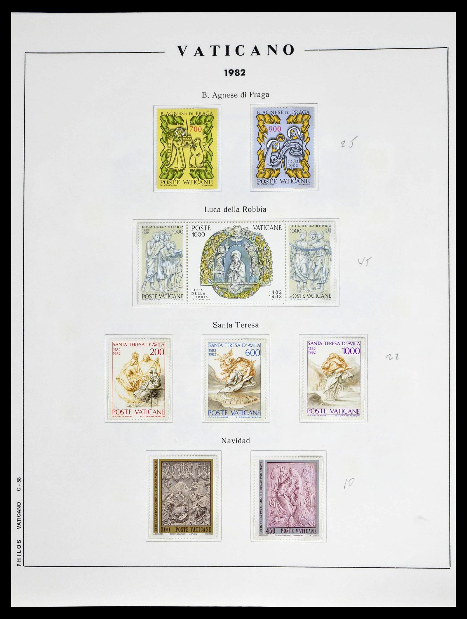 39249 0051 - Postzegelverzameling 39249 Vaticaan 1852-1986.